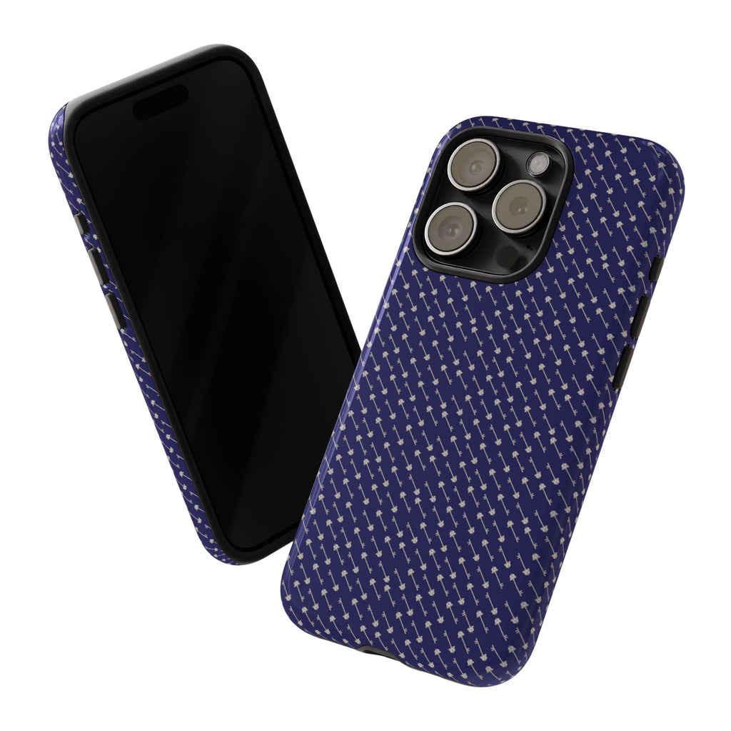 Abhorsen Silver Key Phone Case — Midnight Blue Necromancer Design