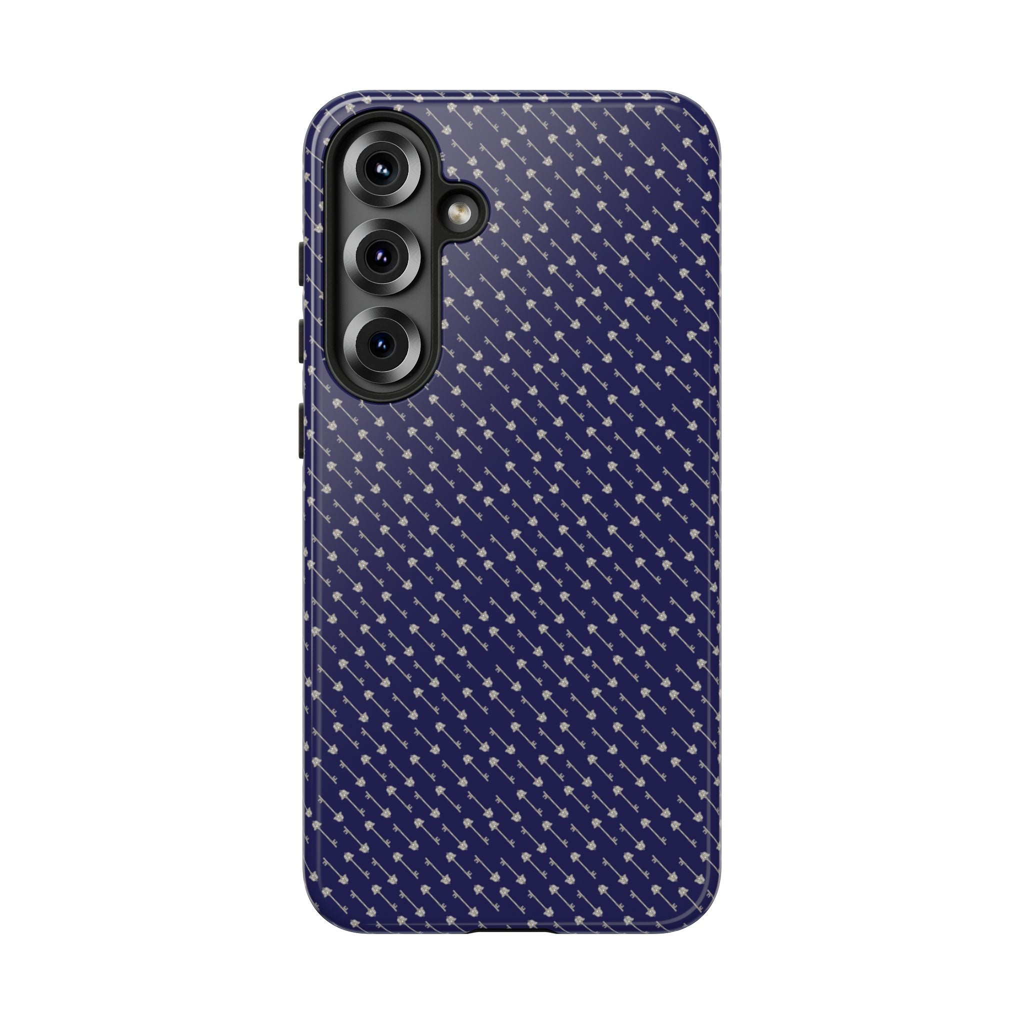 Abhorsen Silver Key Phone Case — Midnight Blue Necromancer Design