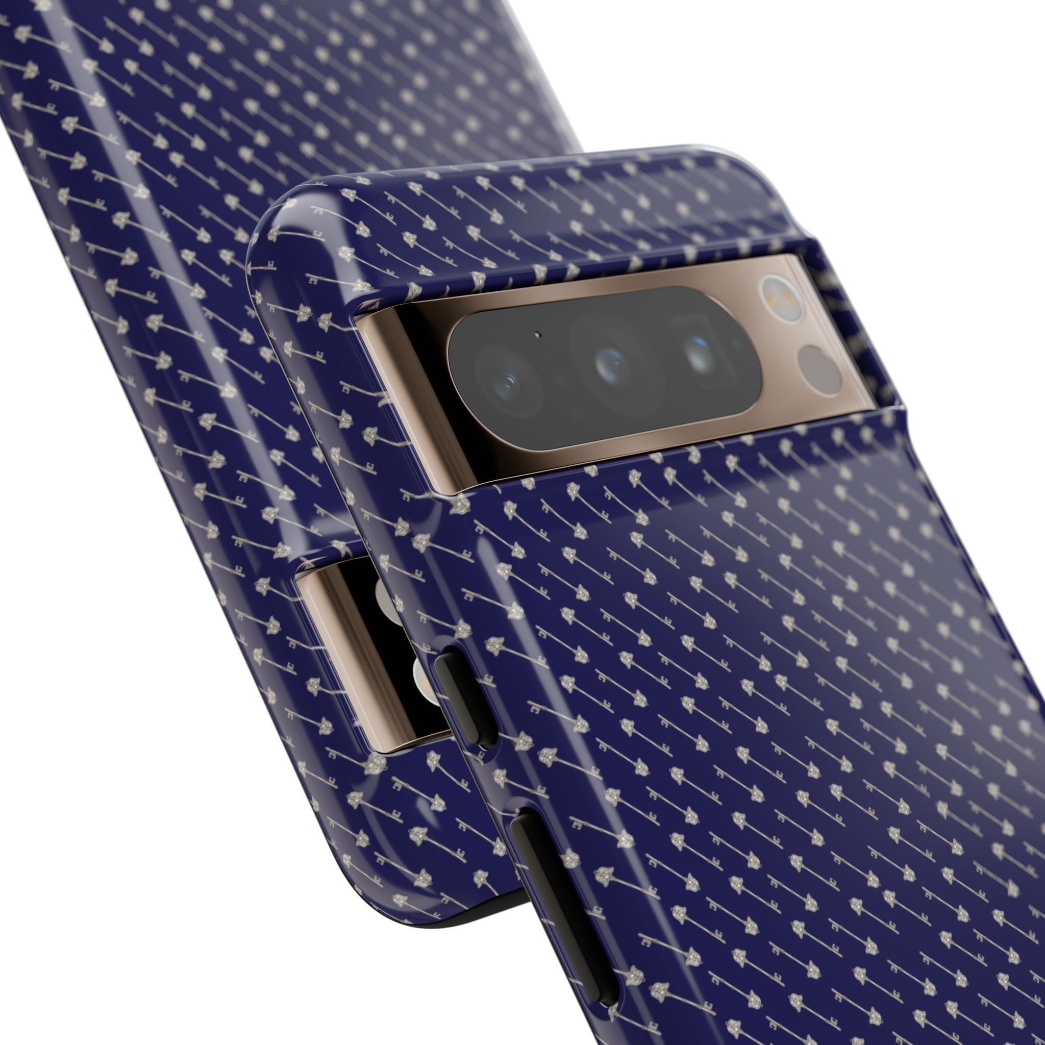 Abhorsen Silver Key Phone Case — Midnight Blue Necromancer Design