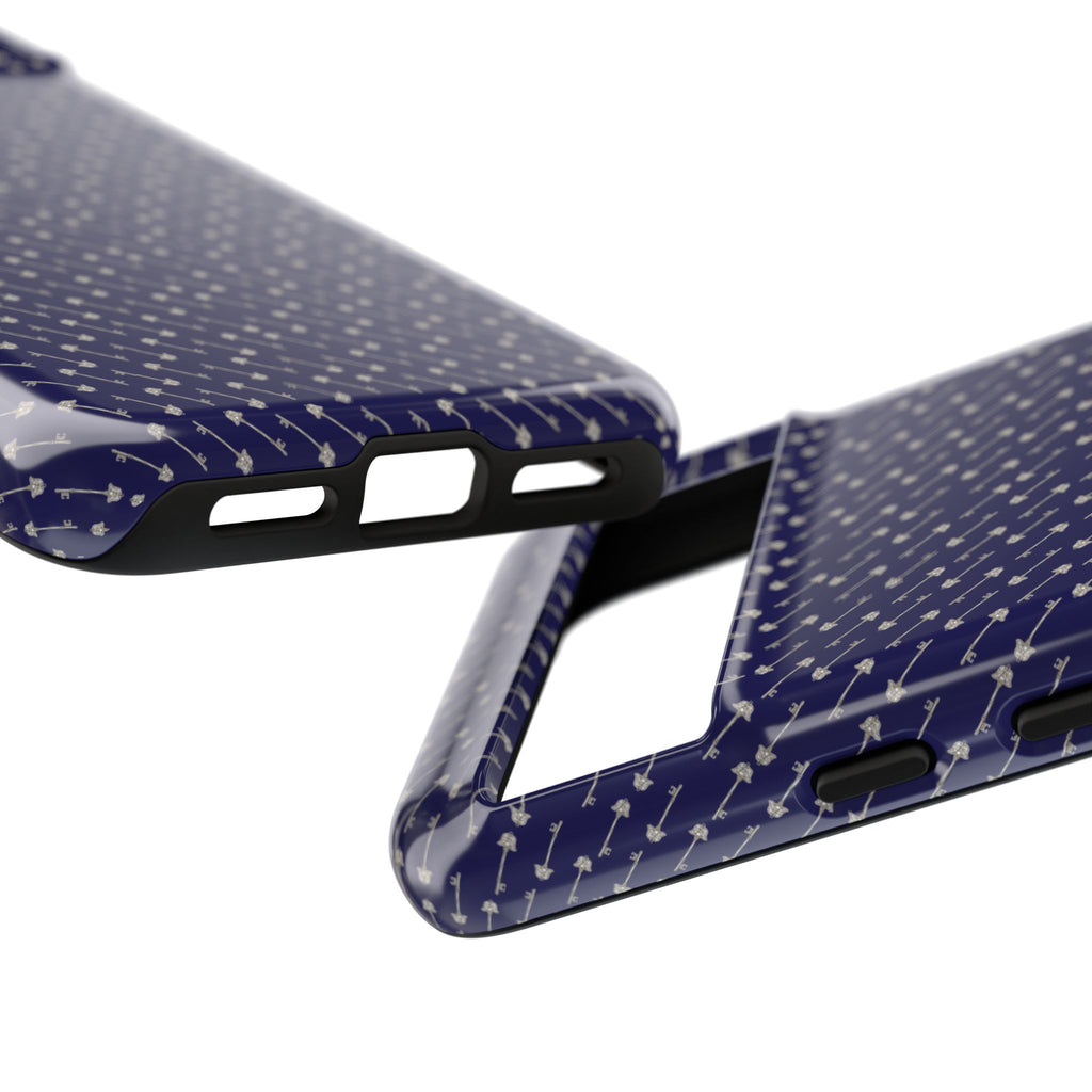 Abhorsen Silver Key Phone Case — Midnight Blue Necromancer Design