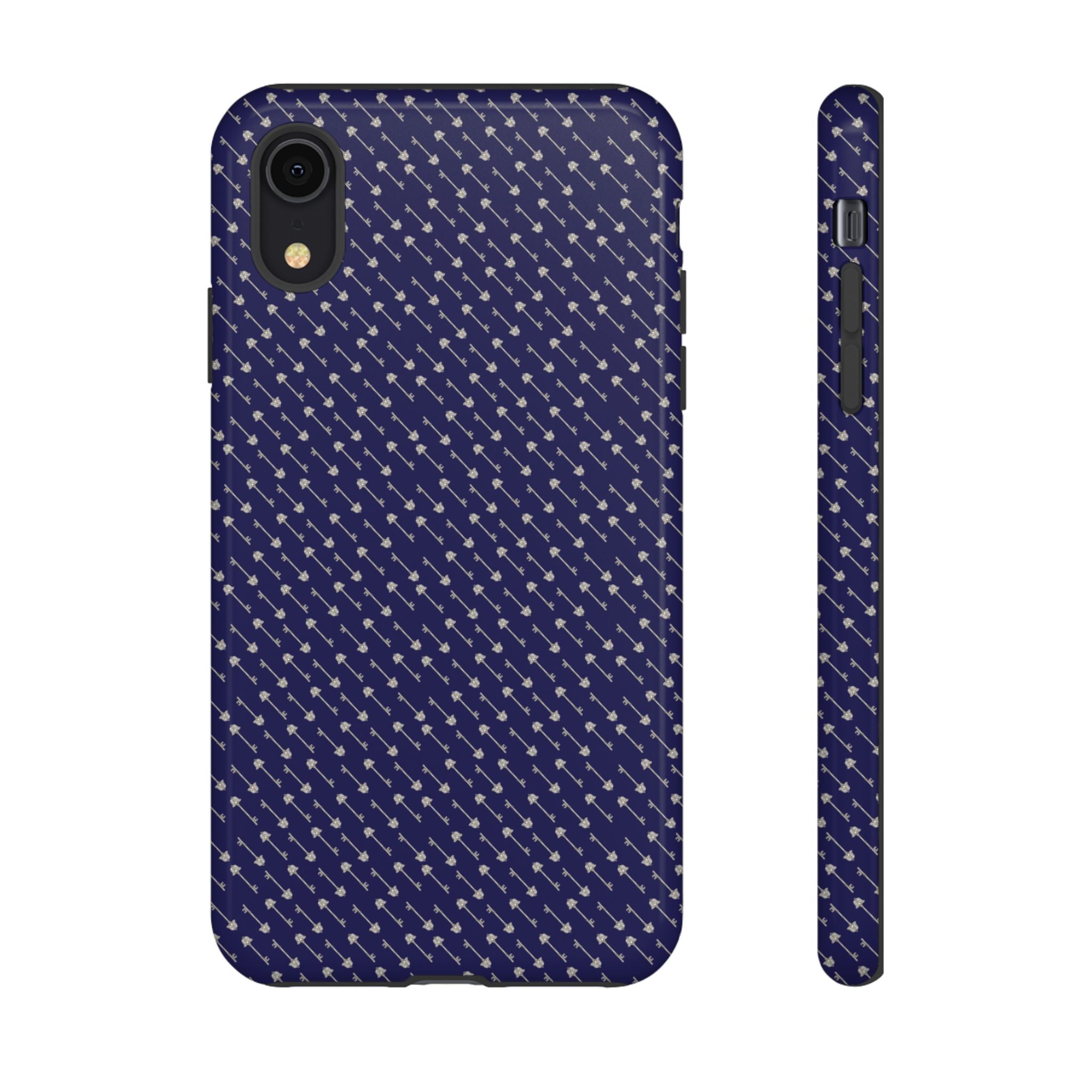 Abhorsen Silver Key Phone Case — Midnight Blue Necromancer Design