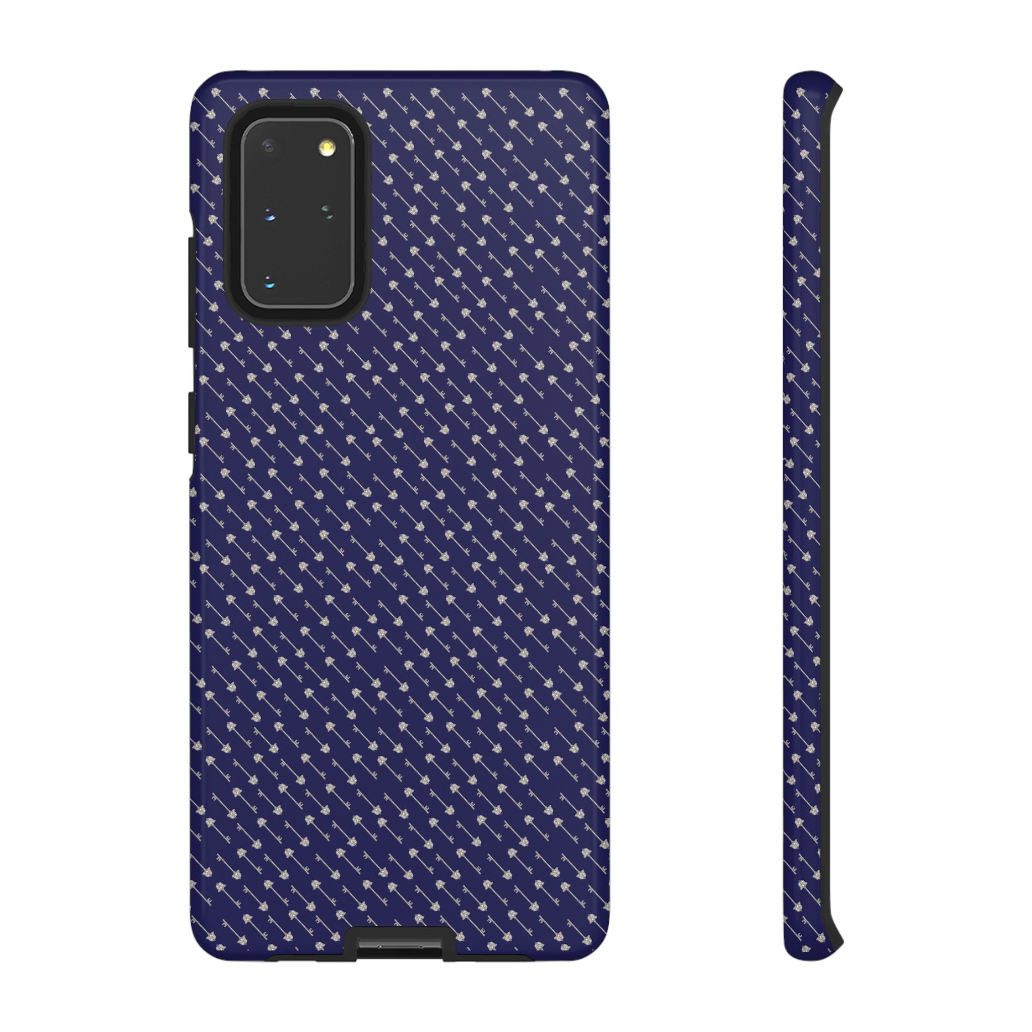Abhorsen Silver Key Phone Case — Midnight Blue Necromancer Design