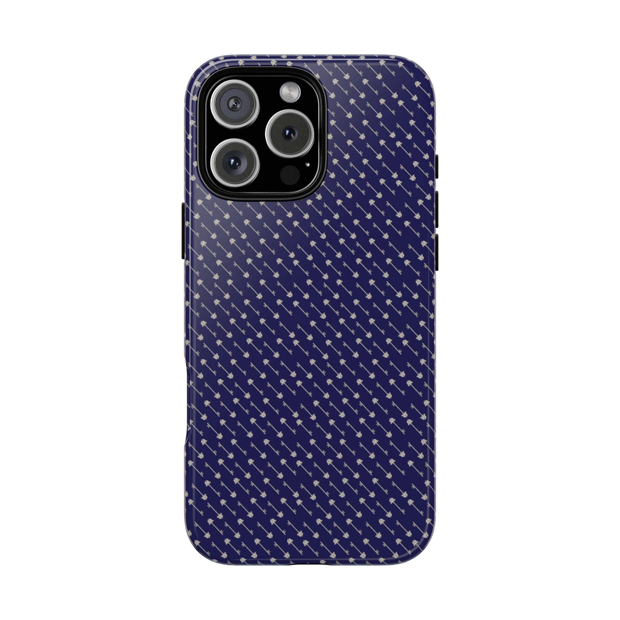 Abhorsen Silver Key Phone Case — Midnight Blue Necromancer Design
