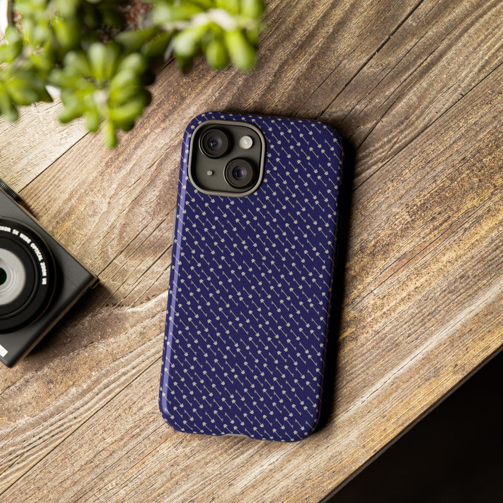 Abhorsen Silver Key Phone Case — Midnight Blue Necromancer Design