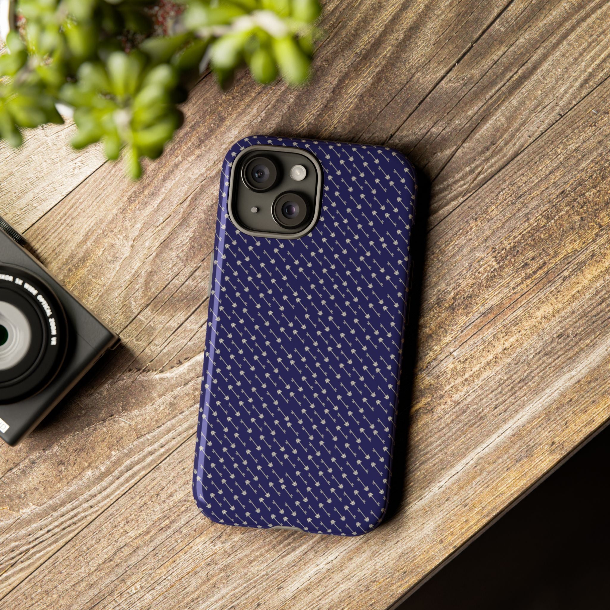 Abhorsen Silver Key Phone Case — Midnight Blue Necromancer Design