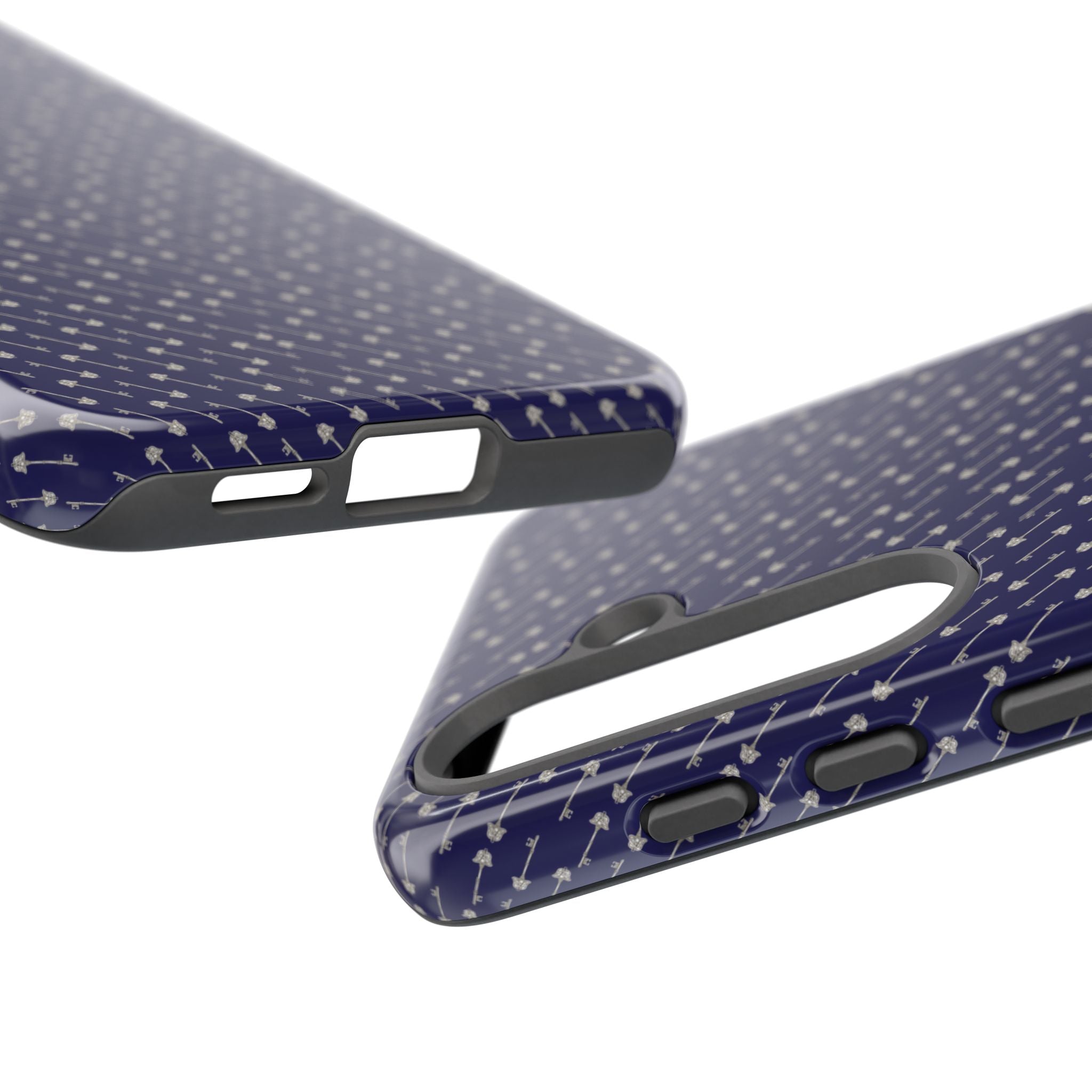 Abhorsen Silver Key Phone Case — Midnight Blue Necromancer Design