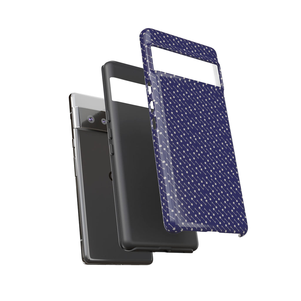Abhorsen Silver Key Phone Case — Midnight Blue Necromancer Design