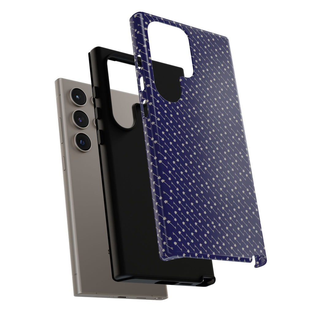 Abhorsen Silver Key Phone Case — Midnight Blue Necromancer Design
