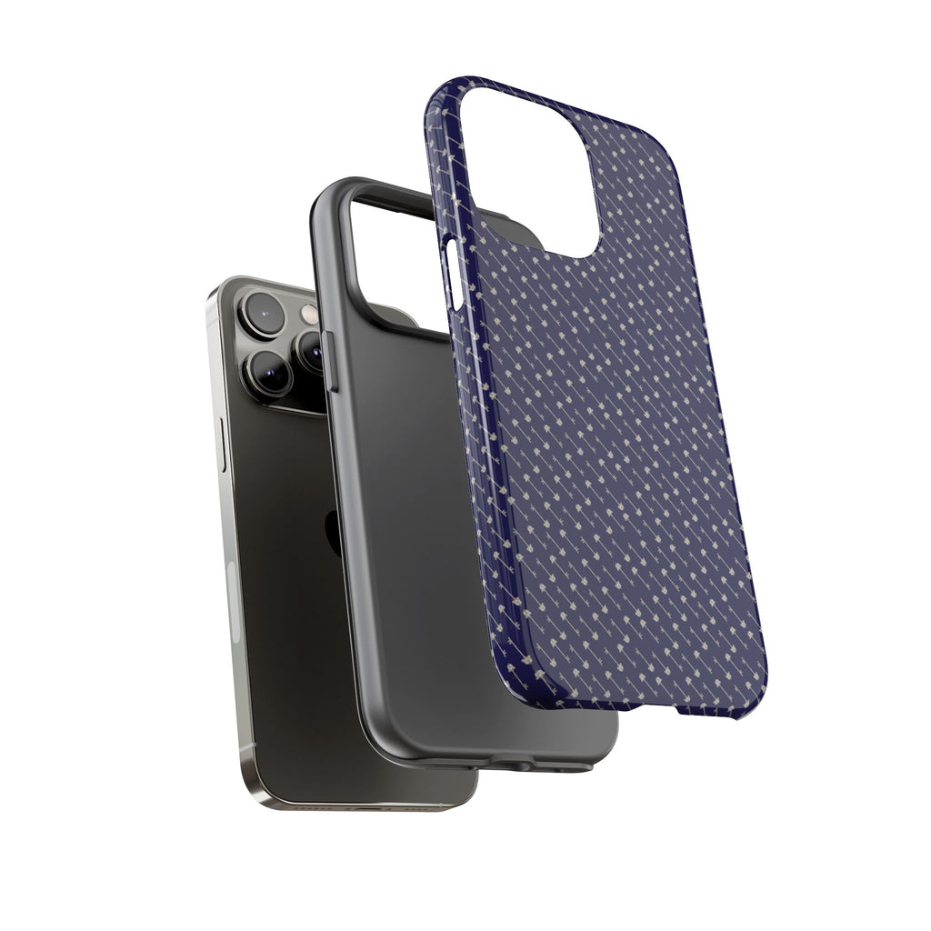 Abhorsen Silver Key Phone Case — Midnight Blue Necromancer Design