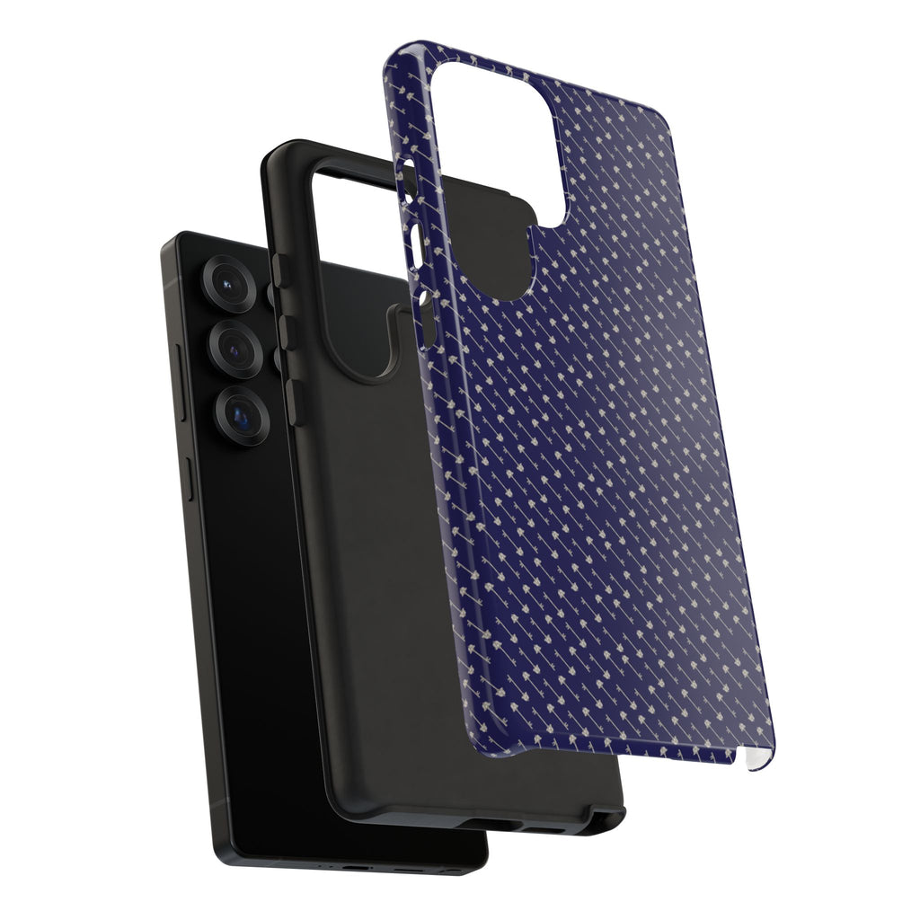 Abhorsen Silver Key Phone Case — Midnight Blue Necromancer Design