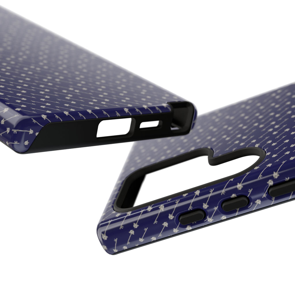 Abhorsen Silver Key Phone Case — Midnight Blue Necromancer Design