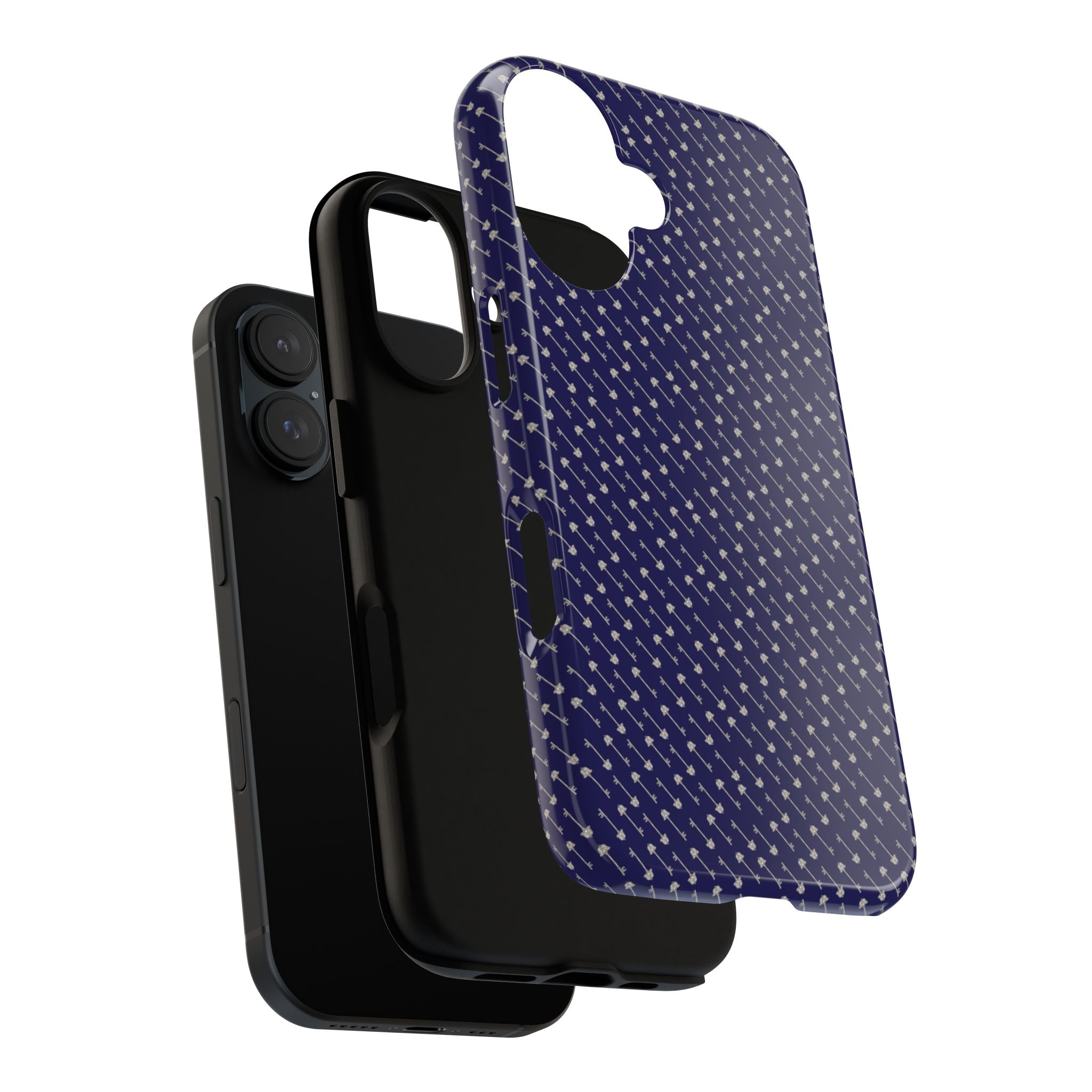 Abhorsen Silver Key Phone Case — Midnight Blue Necromancer Design