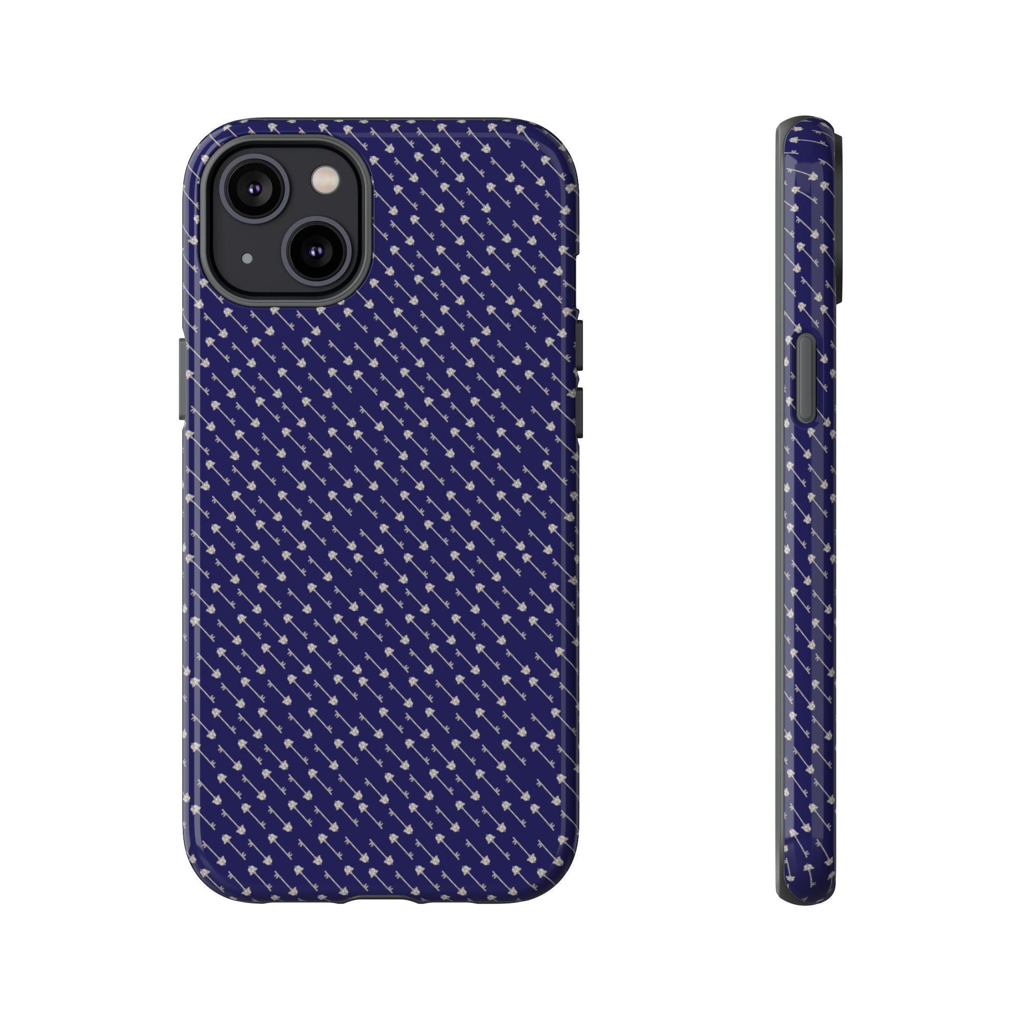 Abhorsen Silver Key Phone Case — Midnight Blue Necromancer Design