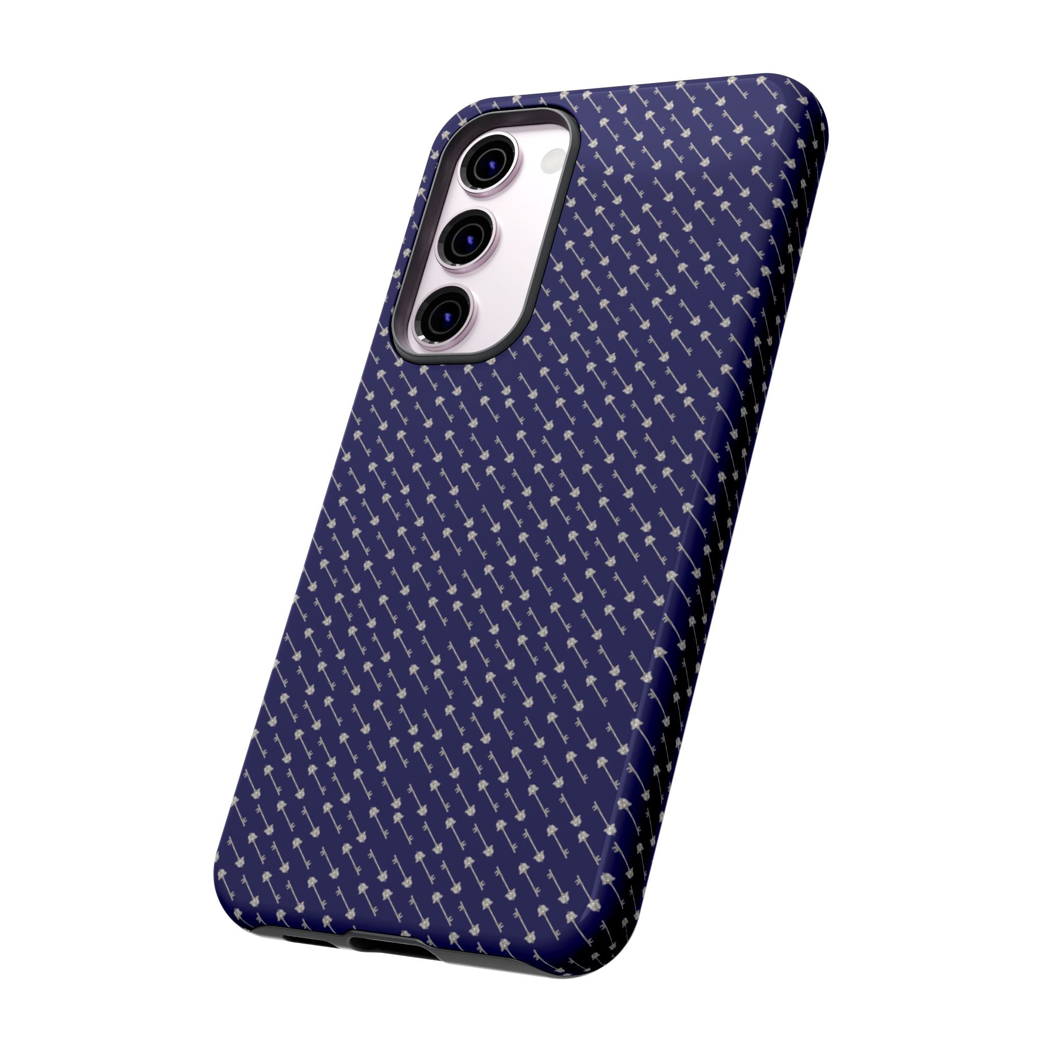 Abhorsen Silver Key Phone Case — Midnight Blue Necromancer Design
