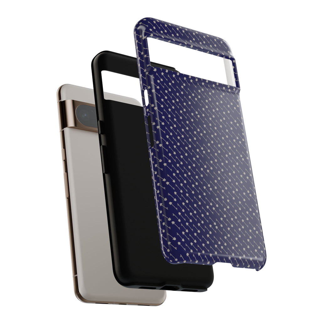 Abhorsen Silver Key Phone Case — Midnight Blue Necromancer Design