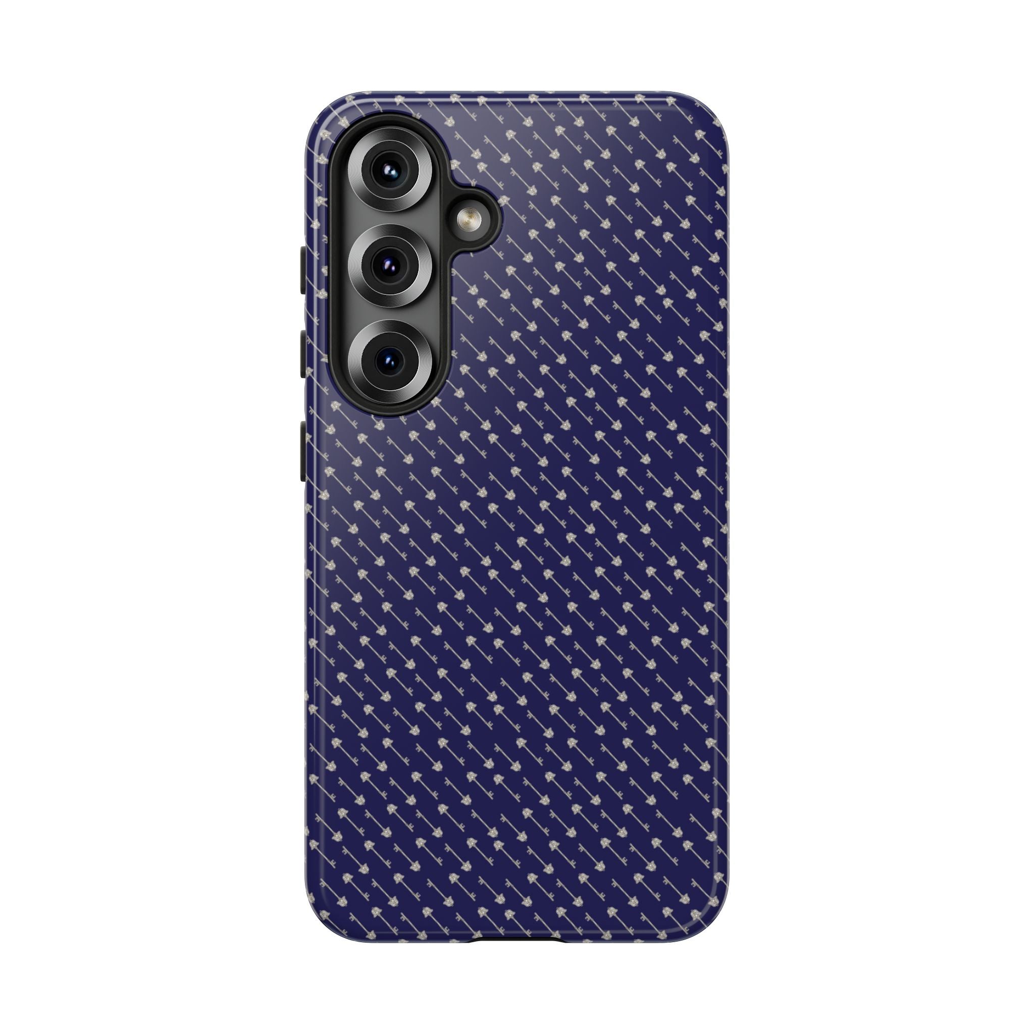 Abhorsen Silver Key Phone Case — Midnight Blue Necromancer Design