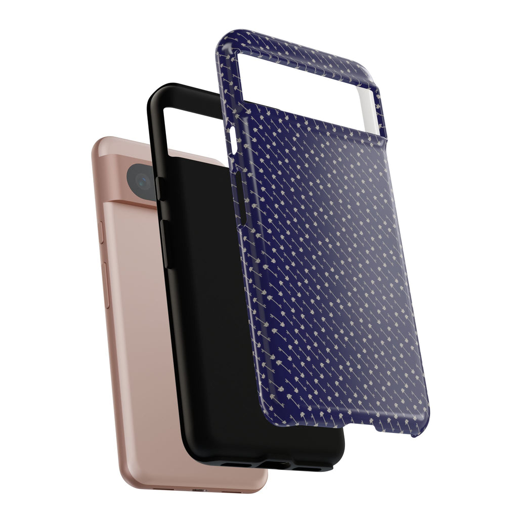 Abhorsen Silver Key Phone Case — Midnight Blue Necromancer Design