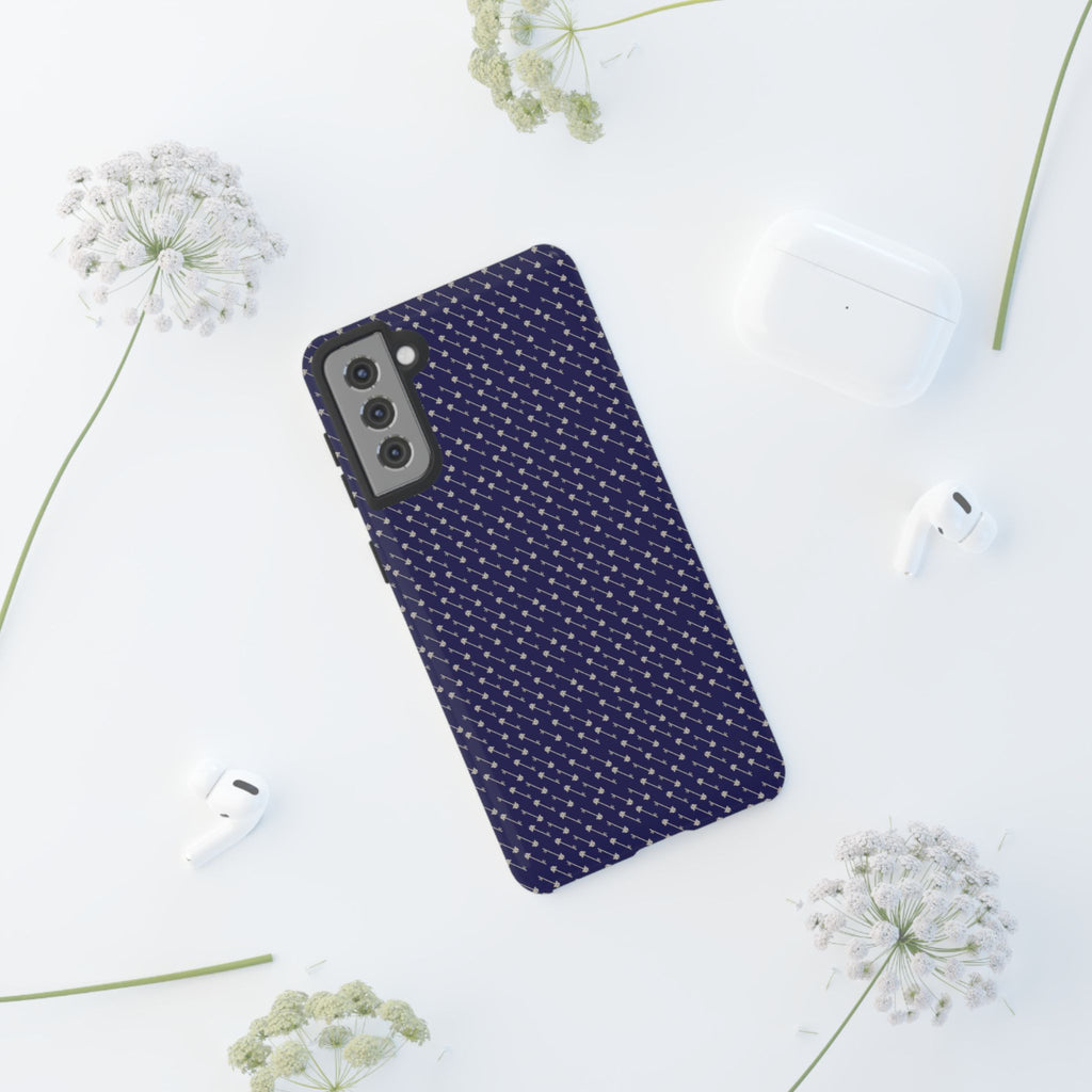Abhorsen Silver Key Phone Case — Midnight Blue Necromancer Design