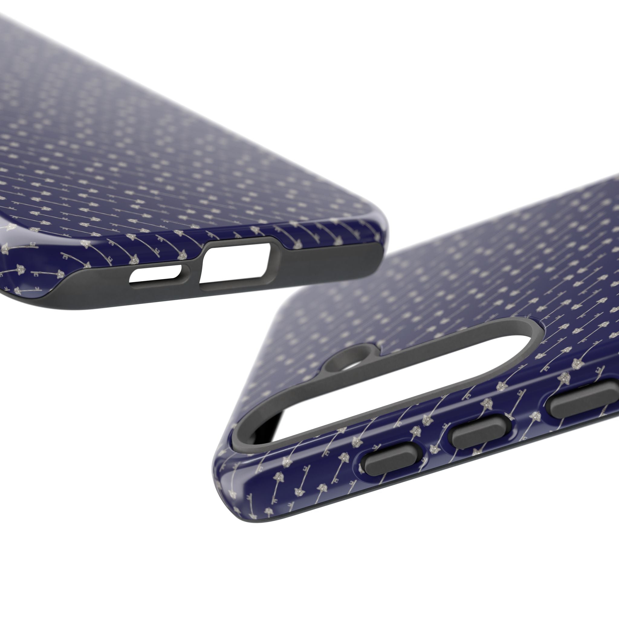 Abhorsen Silver Key Phone Case — Midnight Blue Necromancer Design