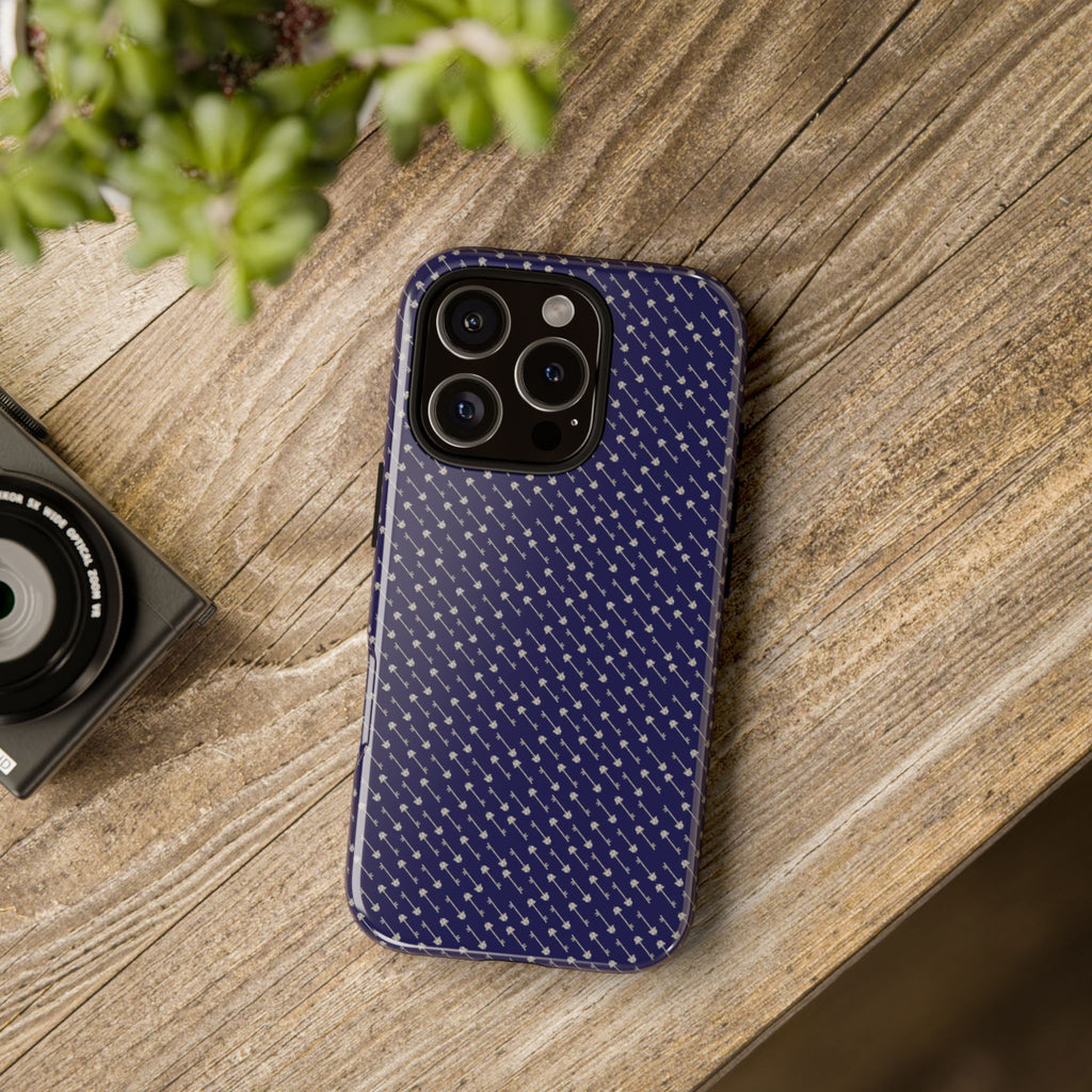 Abhorsen Silver Key Phone Case — Midnight Blue Necromancer Design