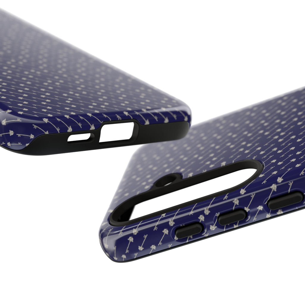 Abhorsen Silver Key Phone Case — Midnight Blue Necromancer Design