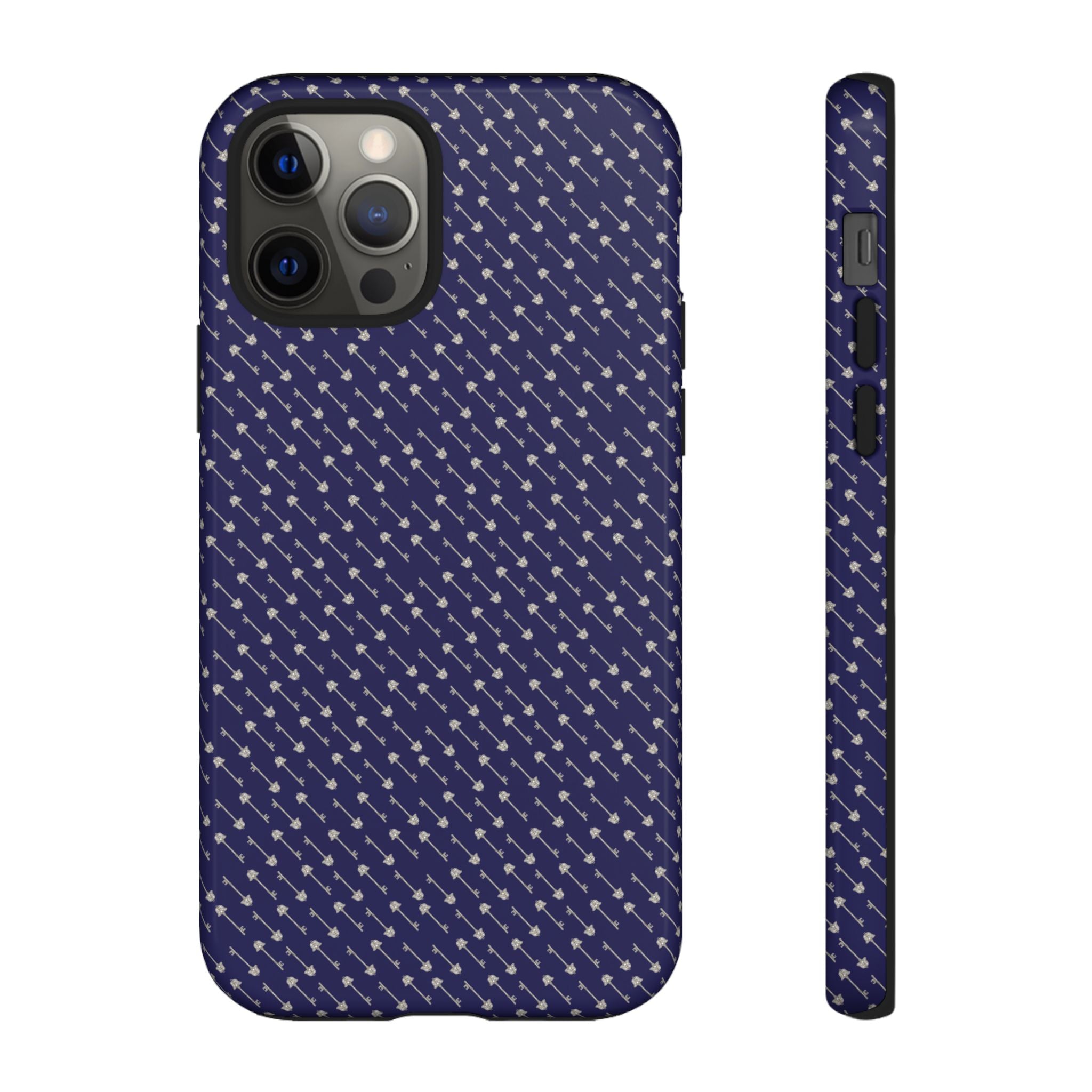 Abhorsen Silver Key Phone Case — Midnight Blue Necromancer Design