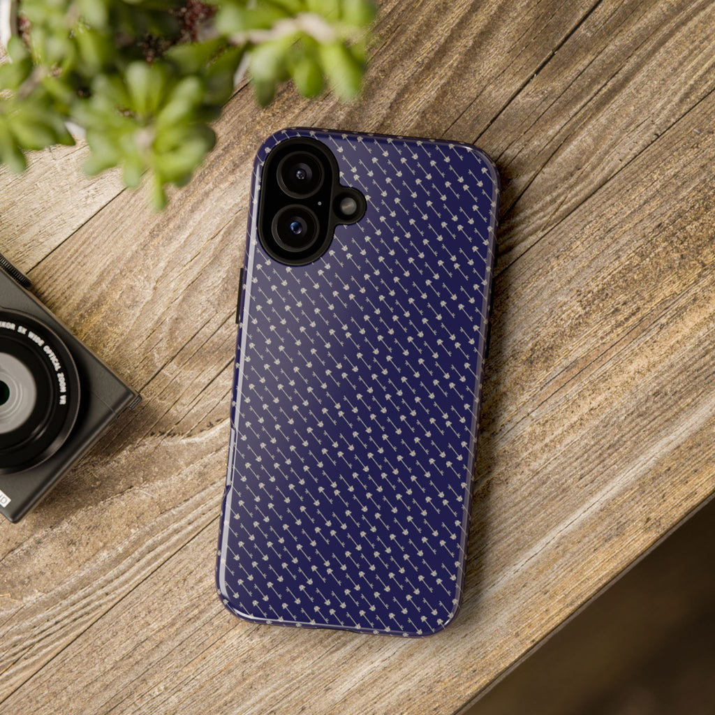 Abhorsen Silver Key Phone Case — Midnight Blue Necromancer Design