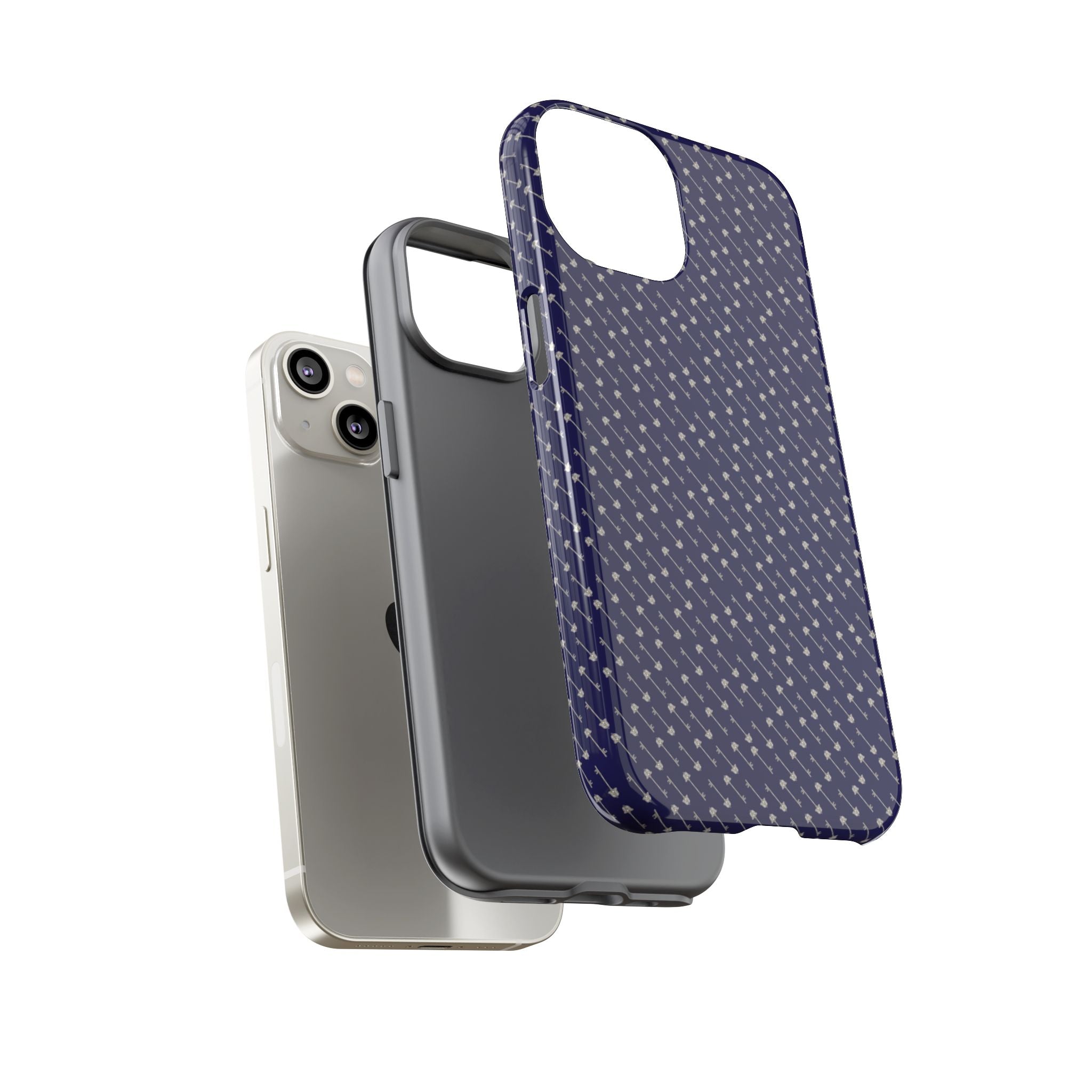 Abhorsen Silver Key Phone Case — Midnight Blue Necromancer Design