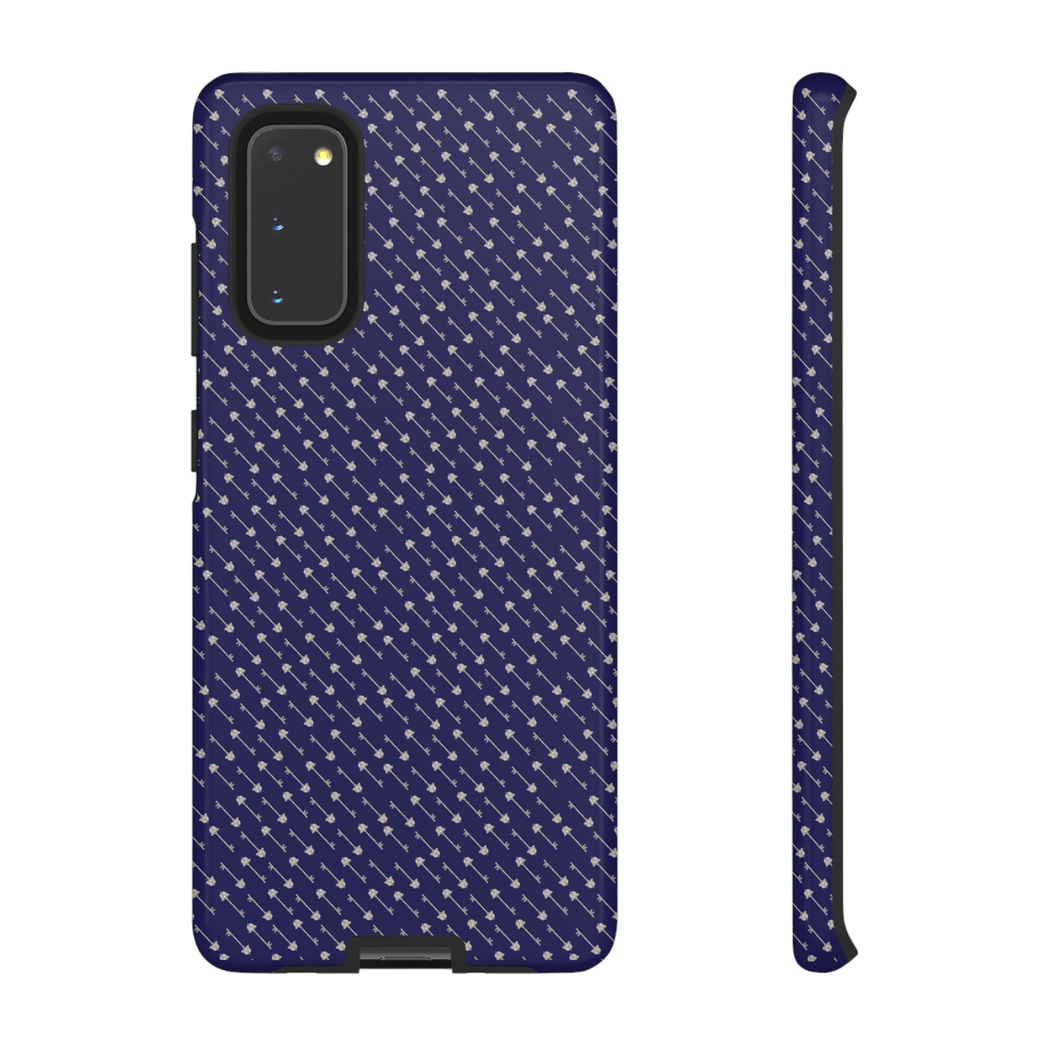 Abhorsen Silver Key Phone Case — Midnight Blue Necromancer Design