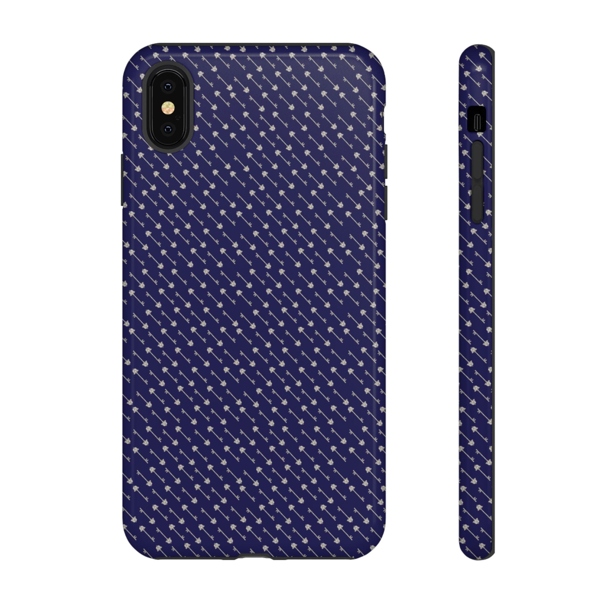 Abhorsen Silver Key Phone Case — Midnight Blue Necromancer Design