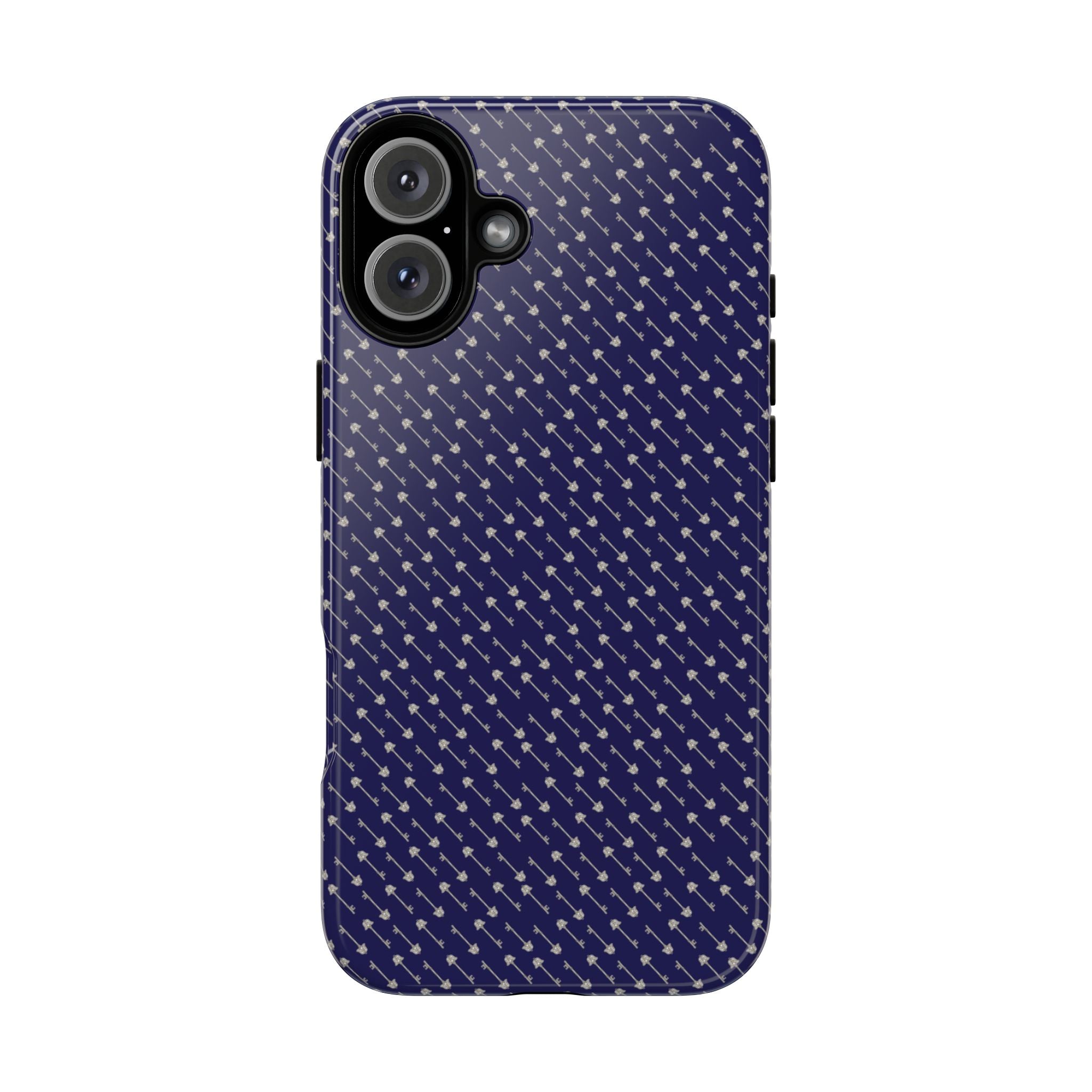 Abhorsen Silver Key Phone Case — Midnight Blue Necromancer Design