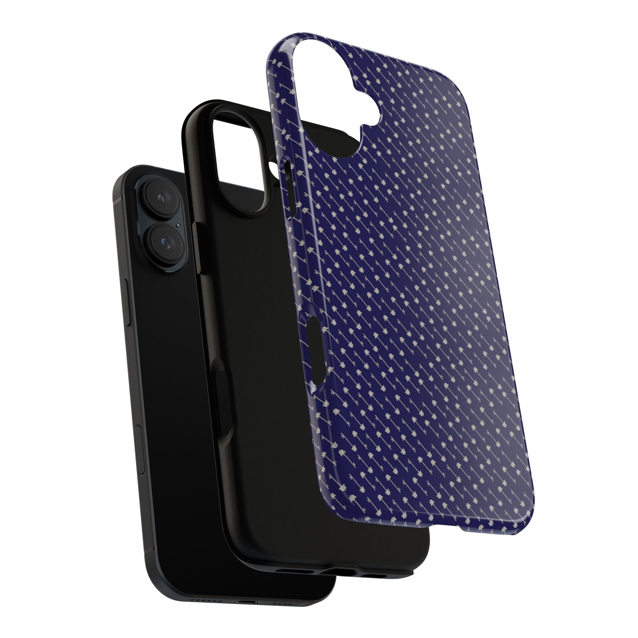 Abhorsen Silver Key Phone Case — Midnight Blue Necromancer Design