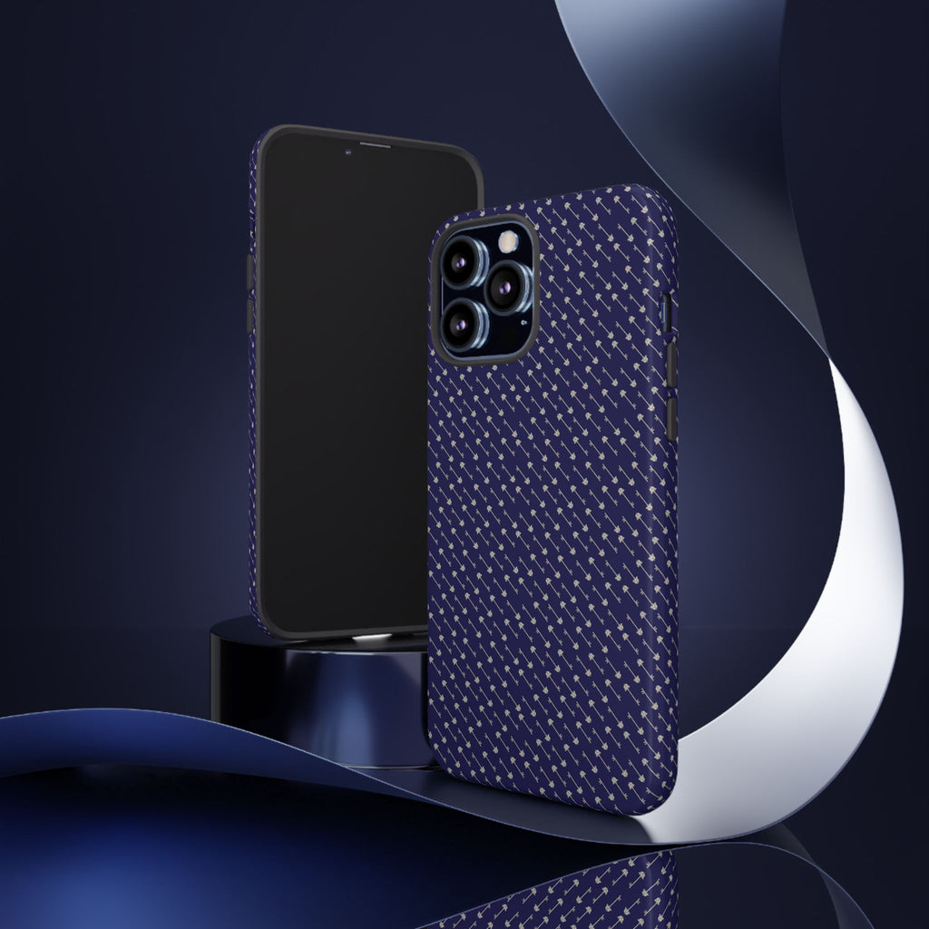 Abhorsen Silver Key Phone Case — Midnight Blue Necromancer Design