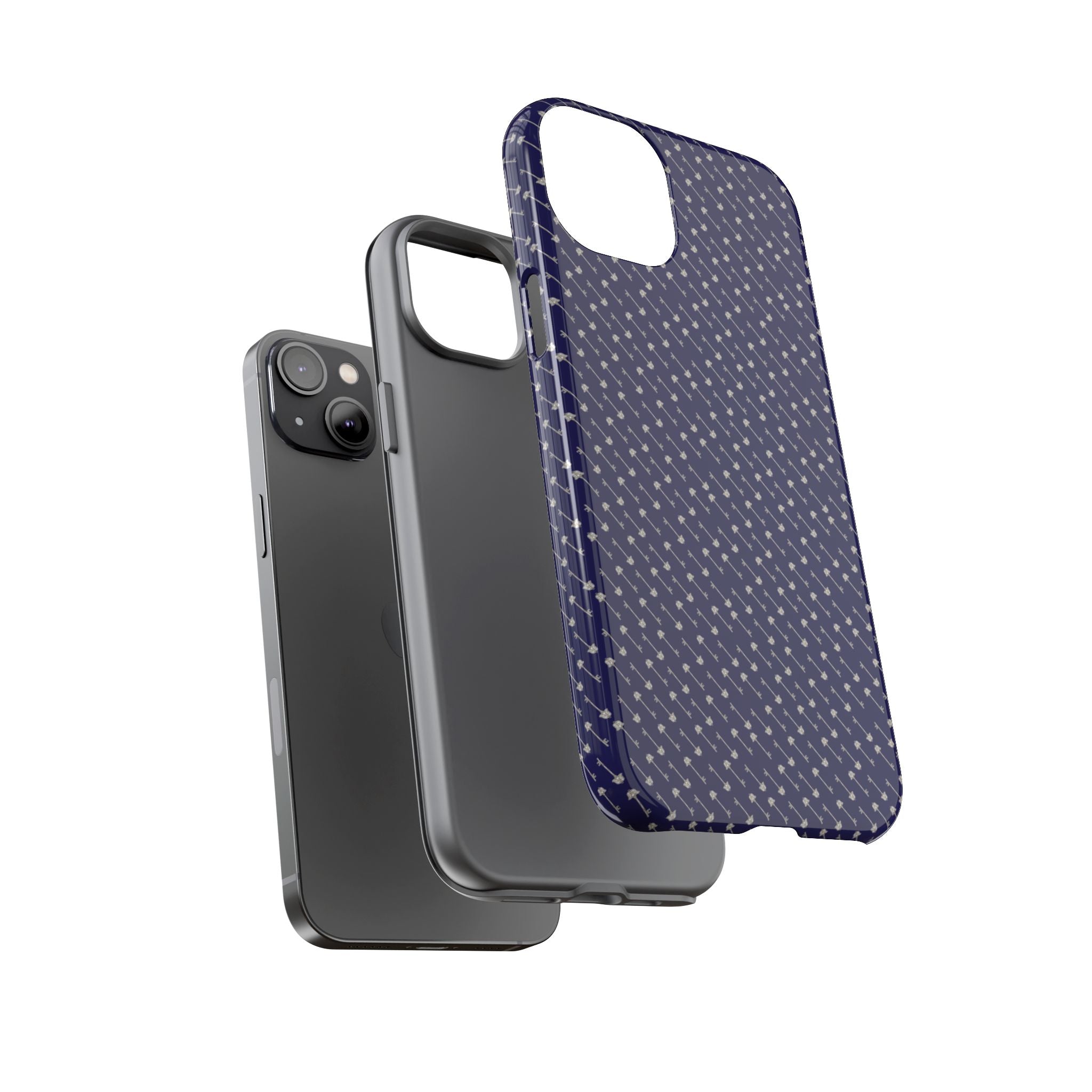 Abhorsen Silver Key Phone Case — Midnight Blue Necromancer Design