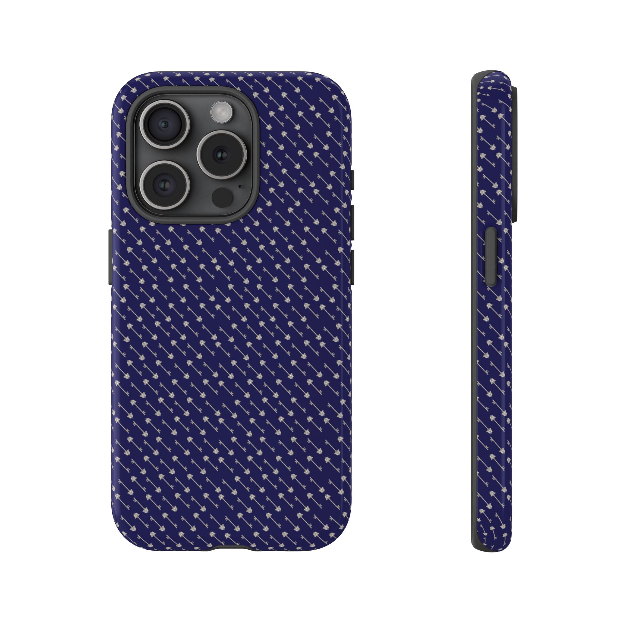 Abhorsen Silver Key Phone Case — Midnight Blue Necromancer Design