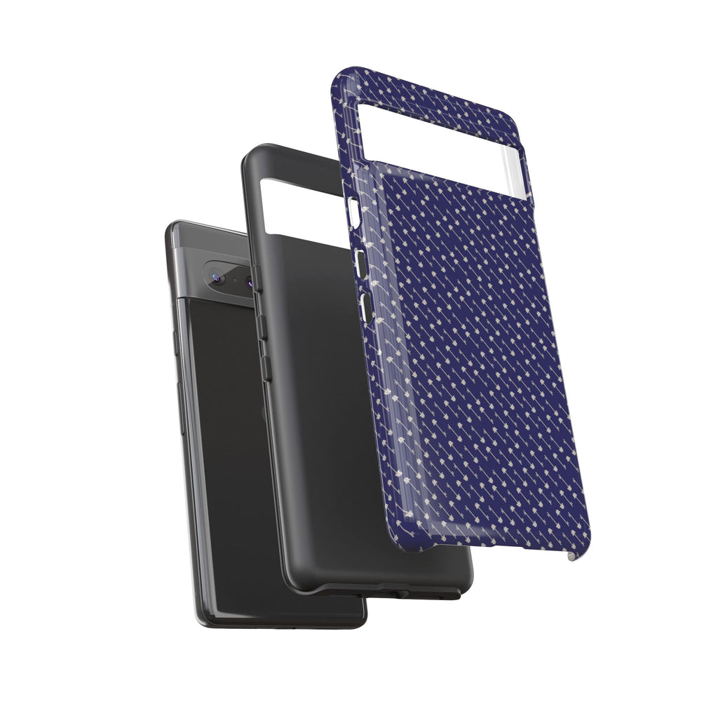 Abhorsen Silver Key Phone Case — Midnight Blue Necromancer Design