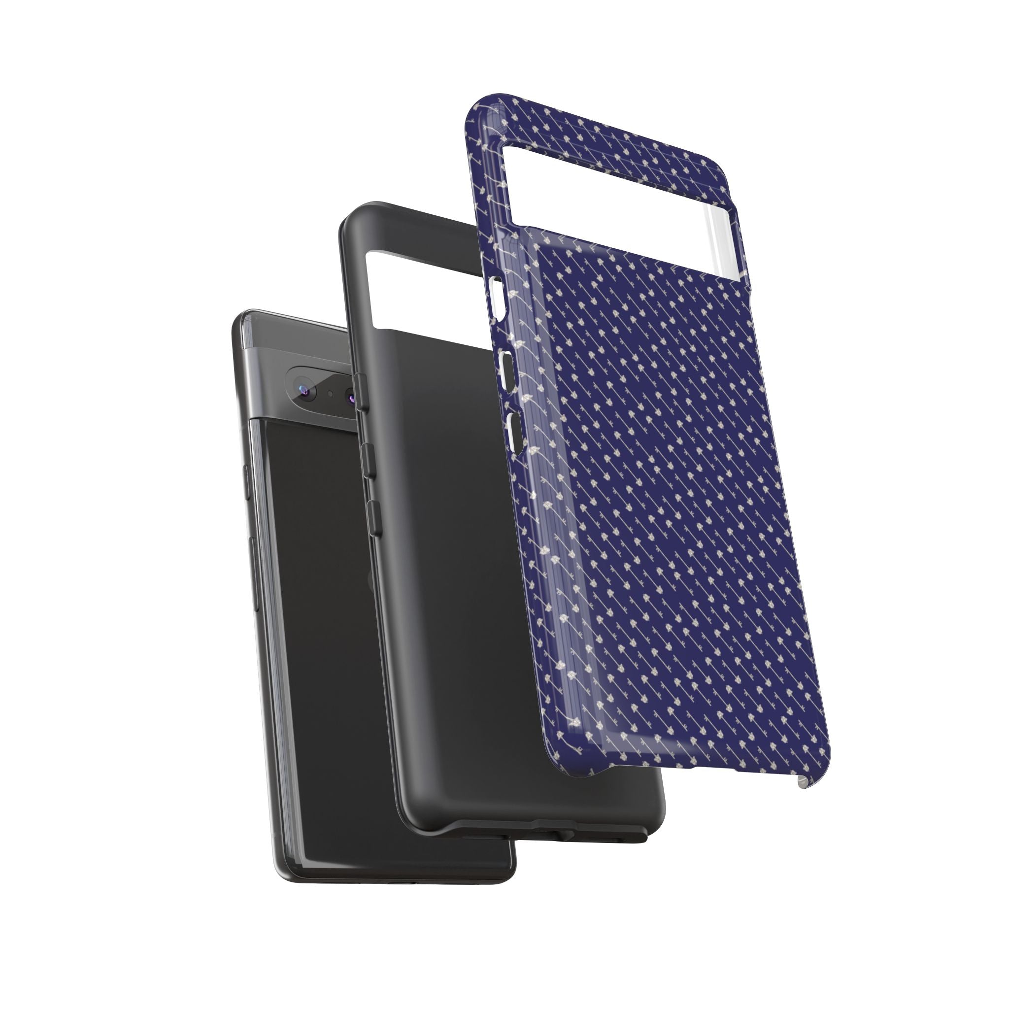 Abhorsen Silver Key Phone Case — Midnight Blue Necromancer Design