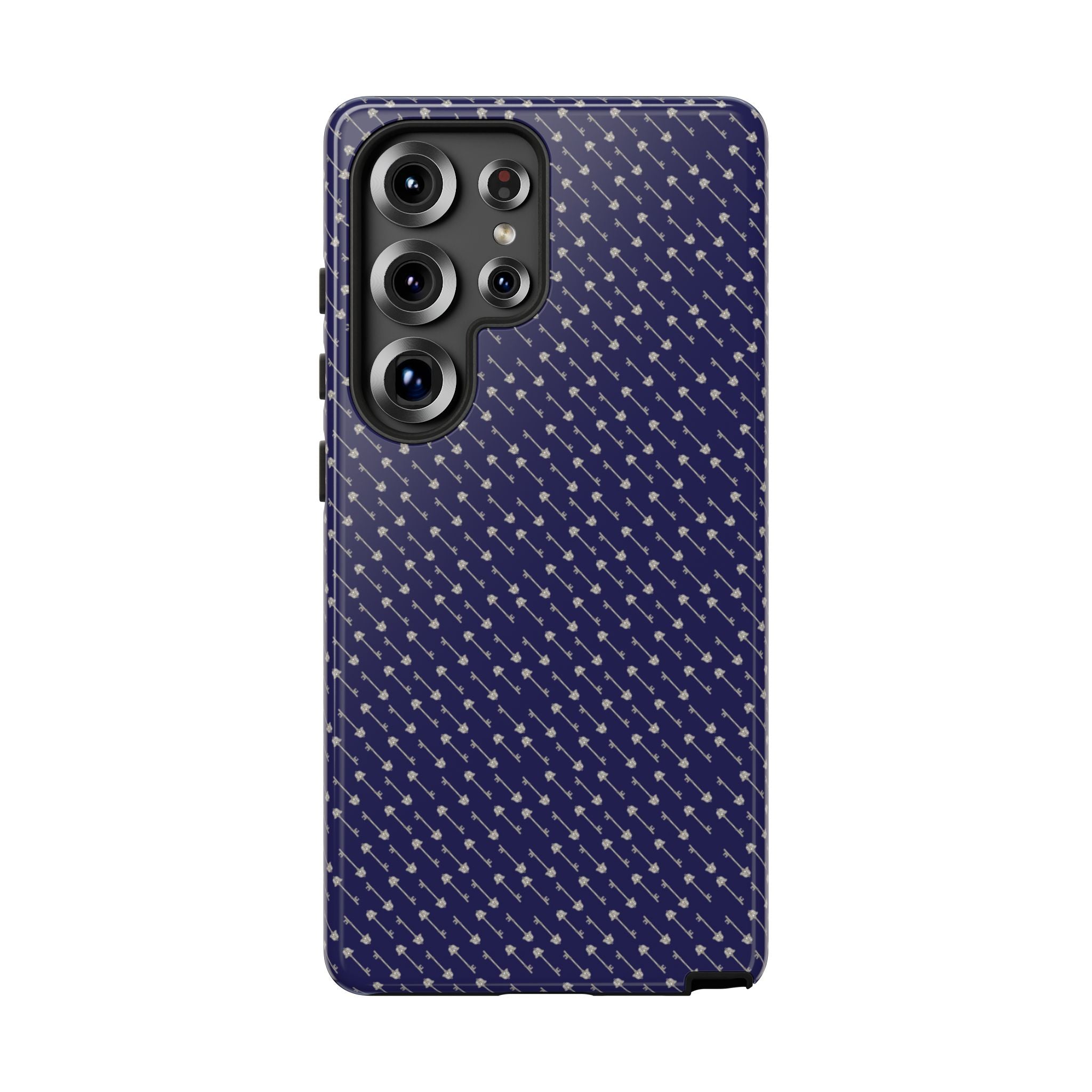Abhorsen Silver Key Phone Case — Midnight Blue Necromancer Design