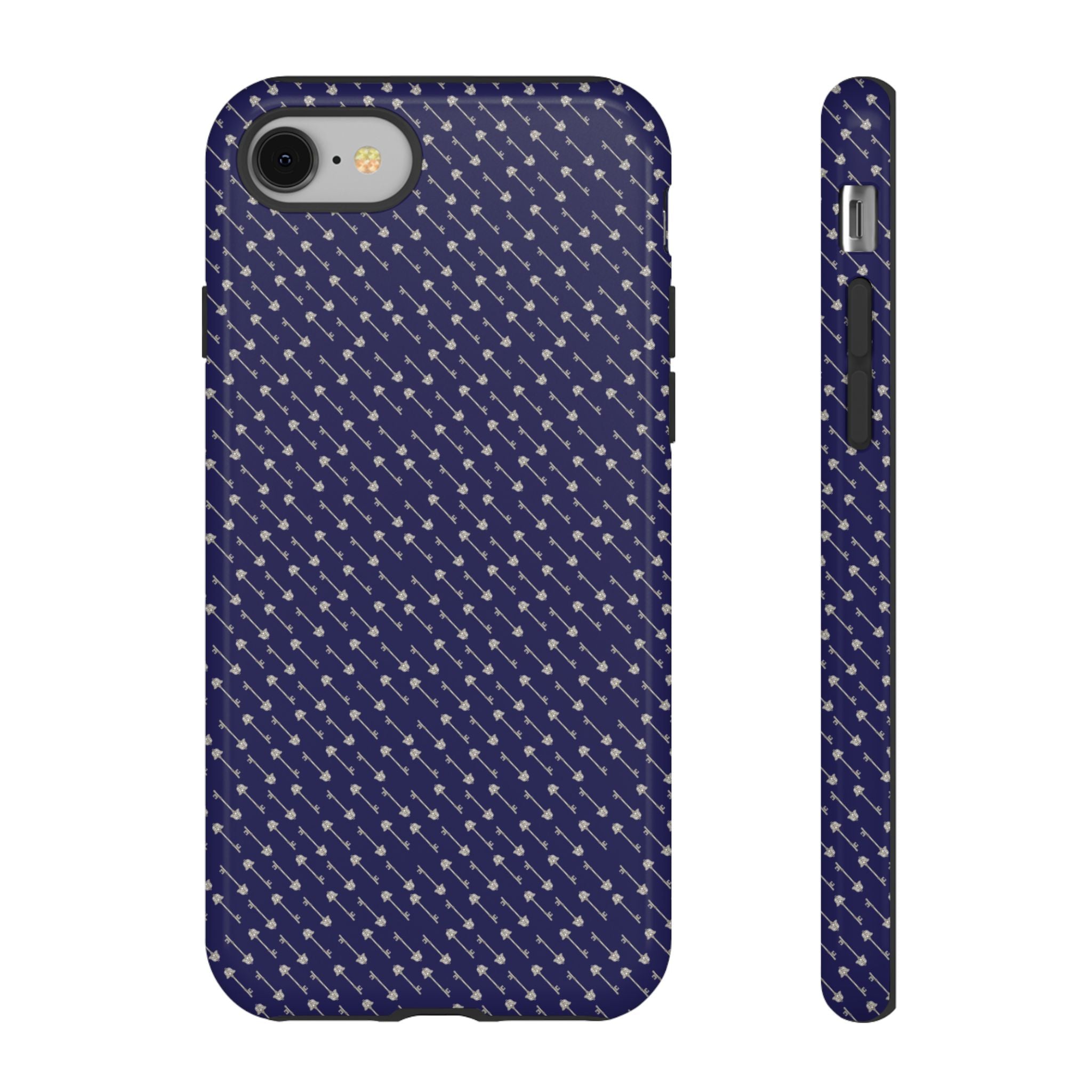 Abhorsen Silver Key Phone Case — Midnight Blue Necromancer Design