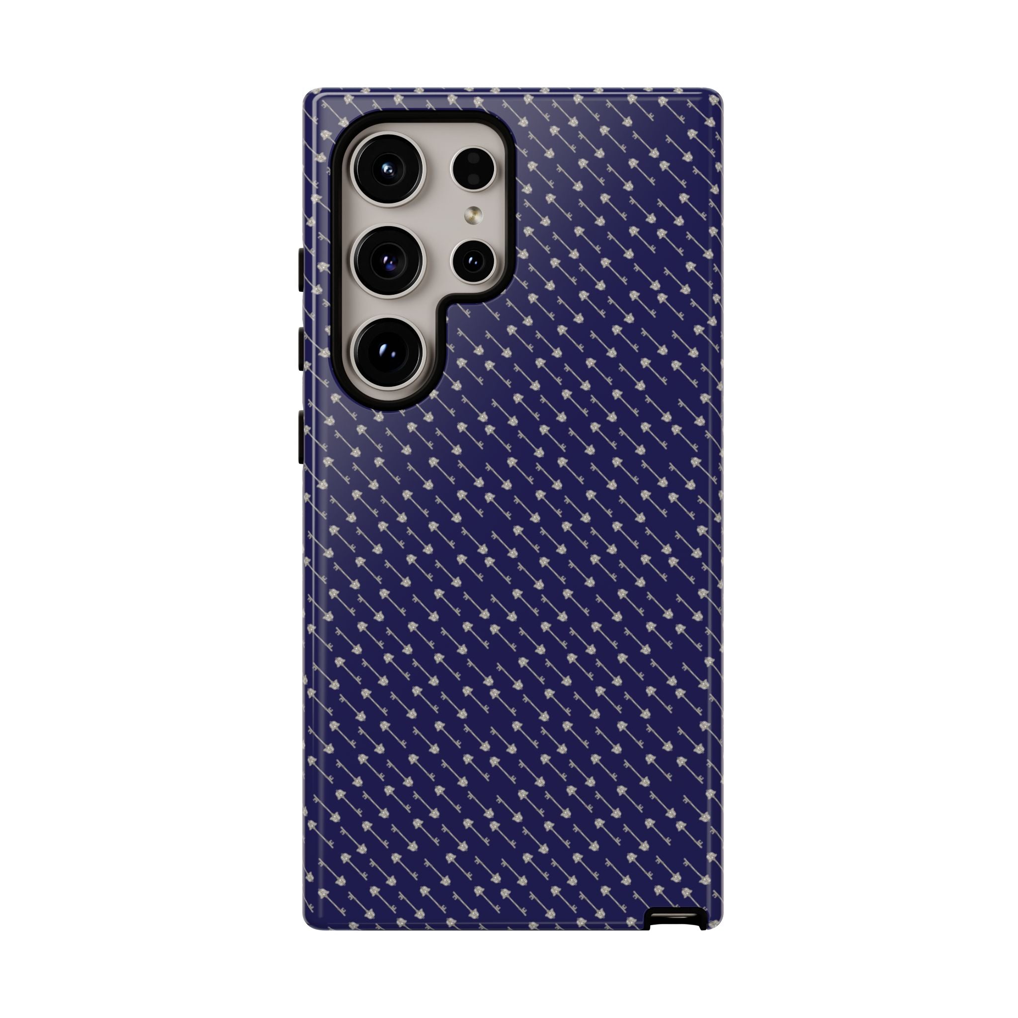 Abhorsen Silver Key Phone Case — Midnight Blue Necromancer Design