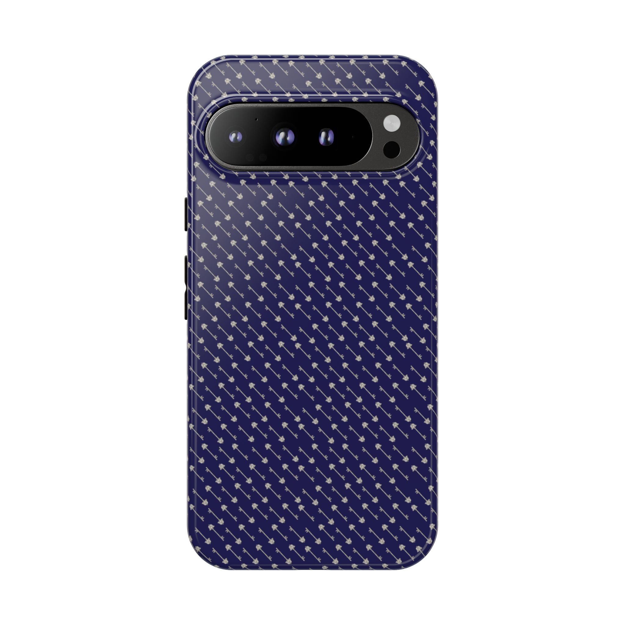 Abhorsen Silver Key Phone Case — Midnight Blue Necromancer Design