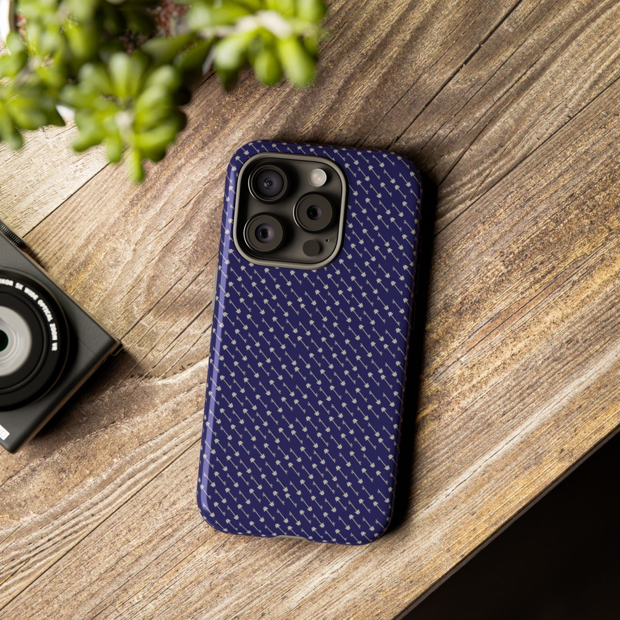 Abhorsen Silver Key Phone Case — Midnight Blue Necromancer Design