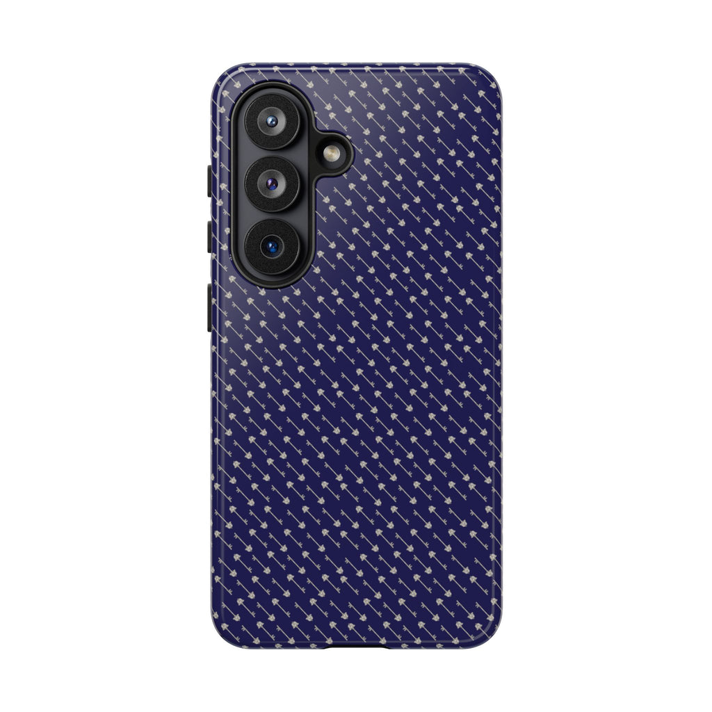 Abhorsen Silver Key Phone Case — Midnight Blue Necromancer Design