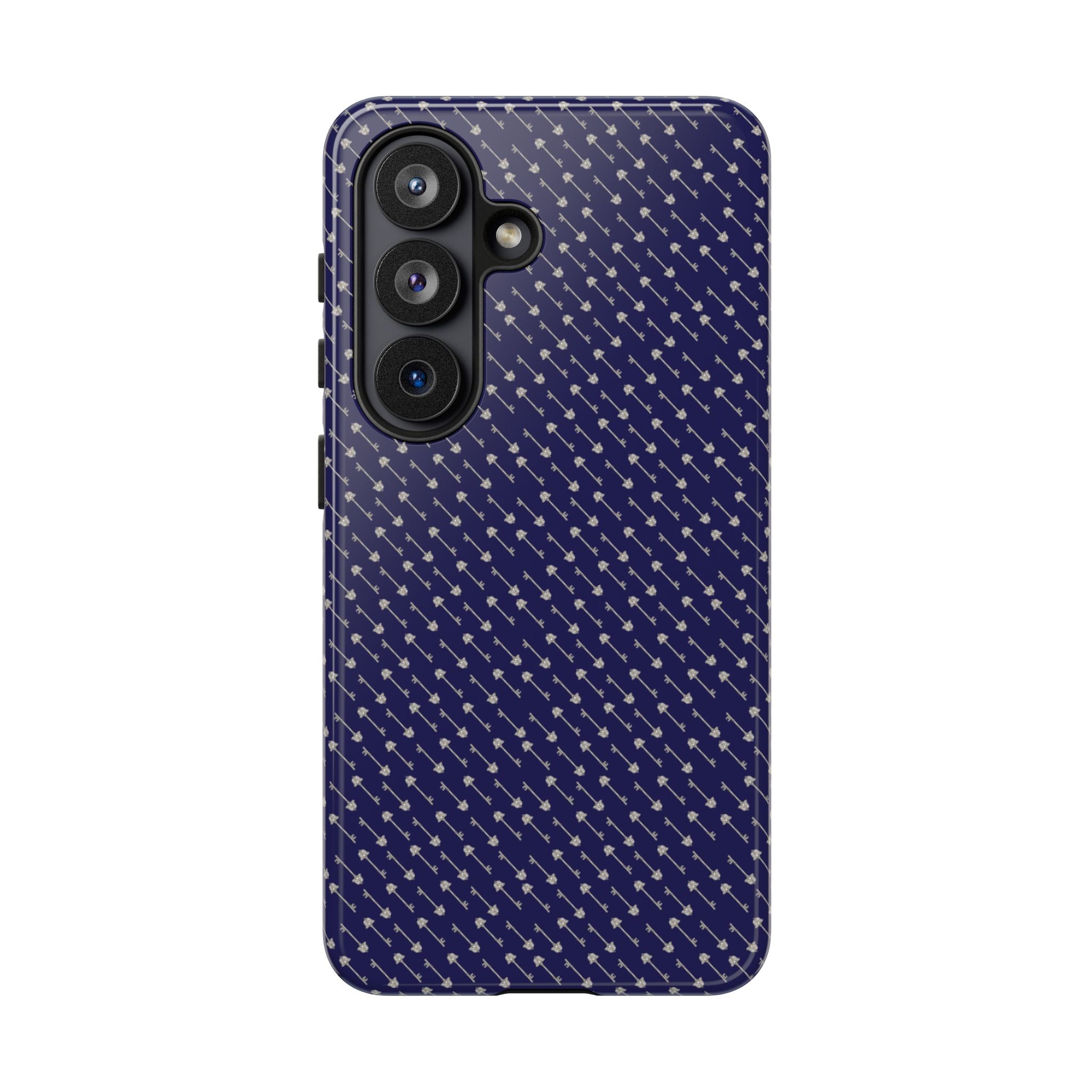 Abhorsen Silver Key Phone Case — Midnight Blue Necromancer Design