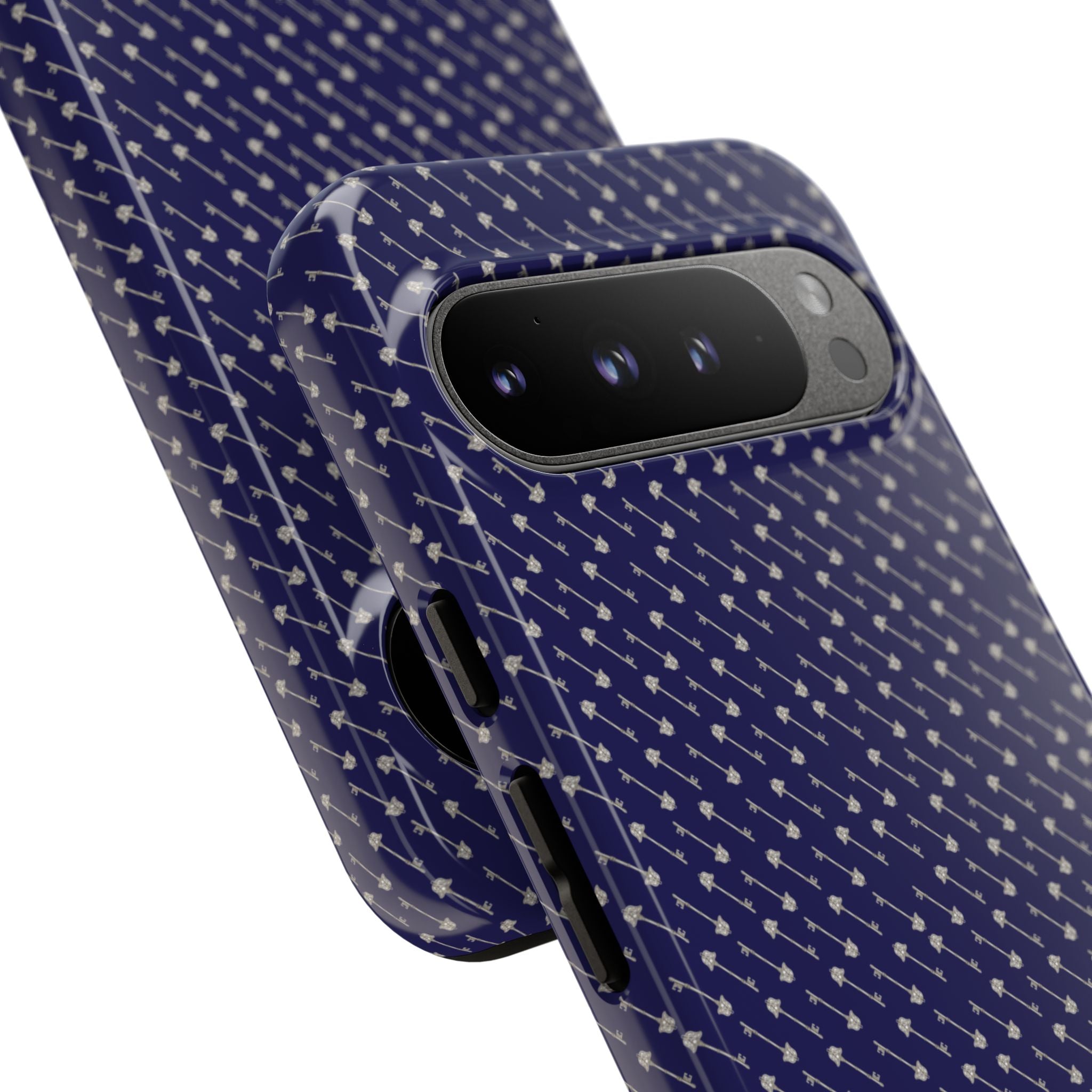 Abhorsen Silver Key Phone Case — Midnight Blue Necromancer Design