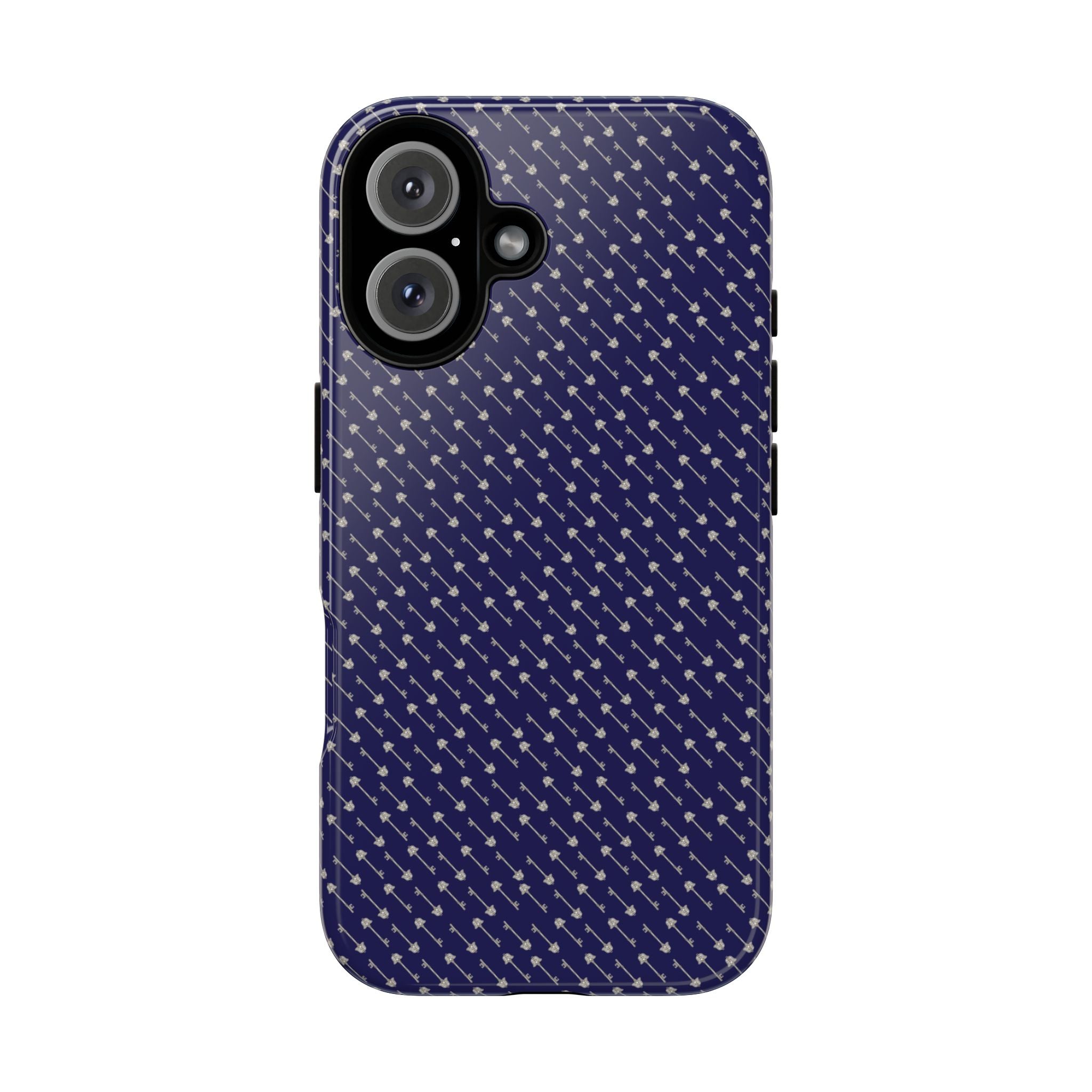 Abhorsen Silver Key Phone Case — Midnight Blue Necromancer Design