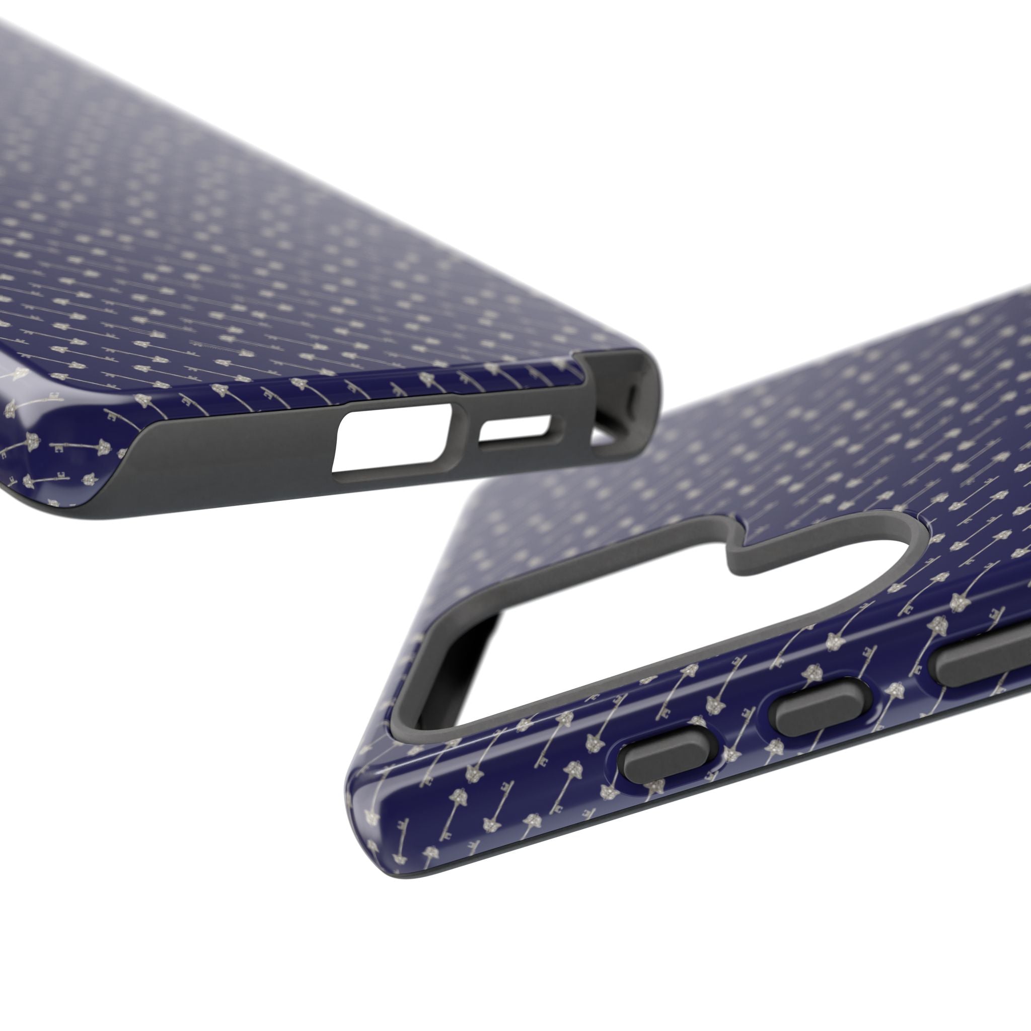 Abhorsen Silver Key Phone Case — Midnight Blue Necromancer Design