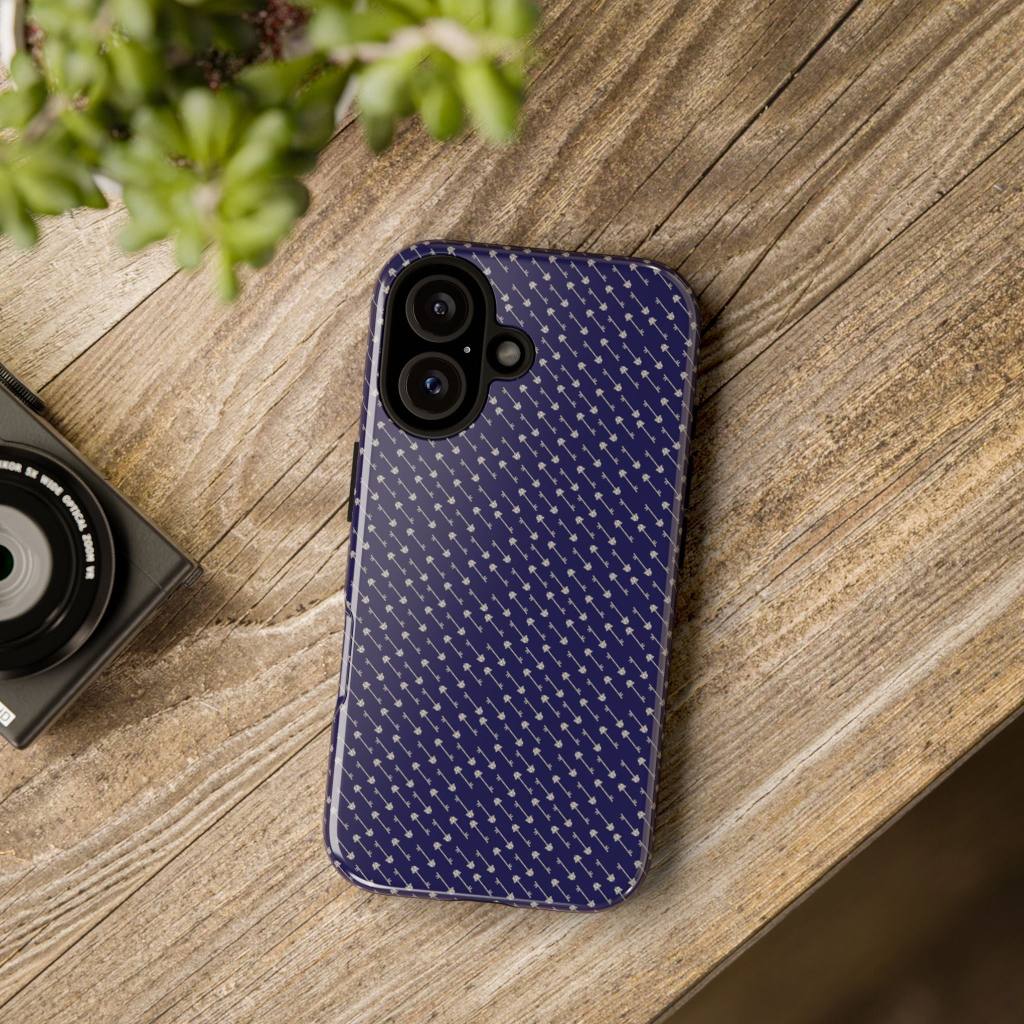 Abhorsen Silver Key Phone Case — Midnight Blue Necromancer Design