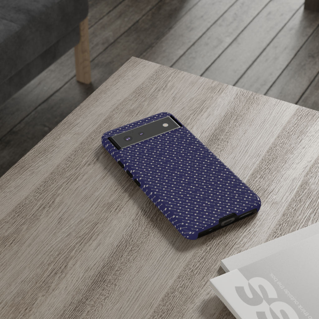 Abhorsen Silver Key Phone Case — Midnight Blue Necromancer Design