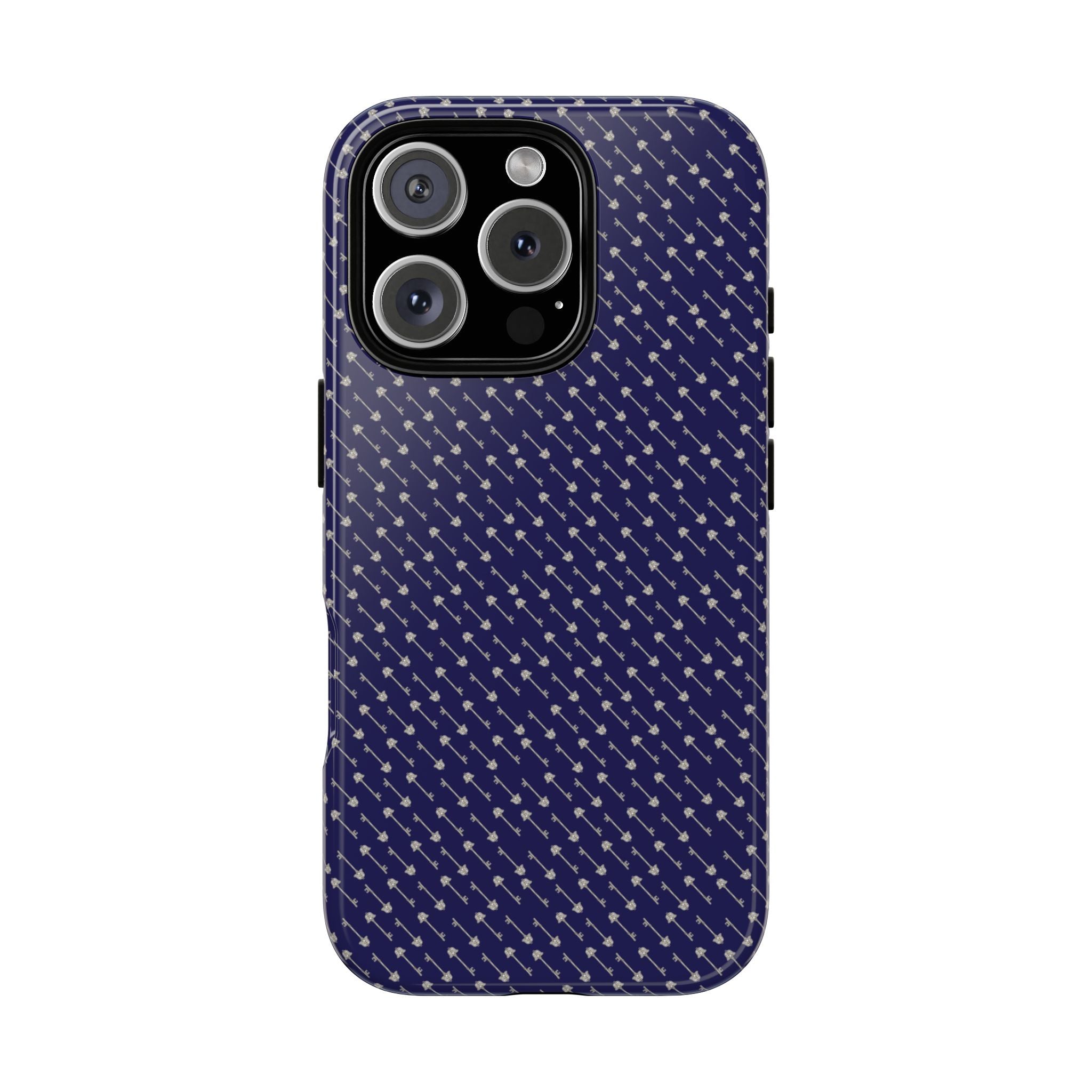 Abhorsen Silver Key Phone Case — Midnight Blue Necromancer Design
